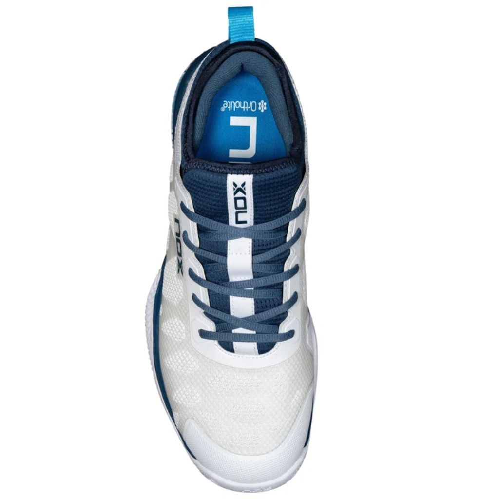 Nox Nerbo white/swedish blue | padel shoes