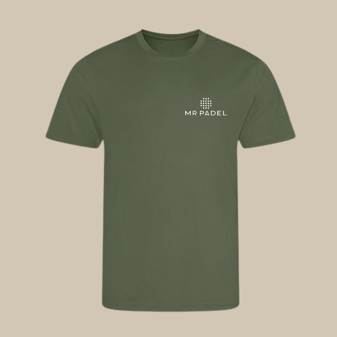Mr padel parma padel shirt olive green