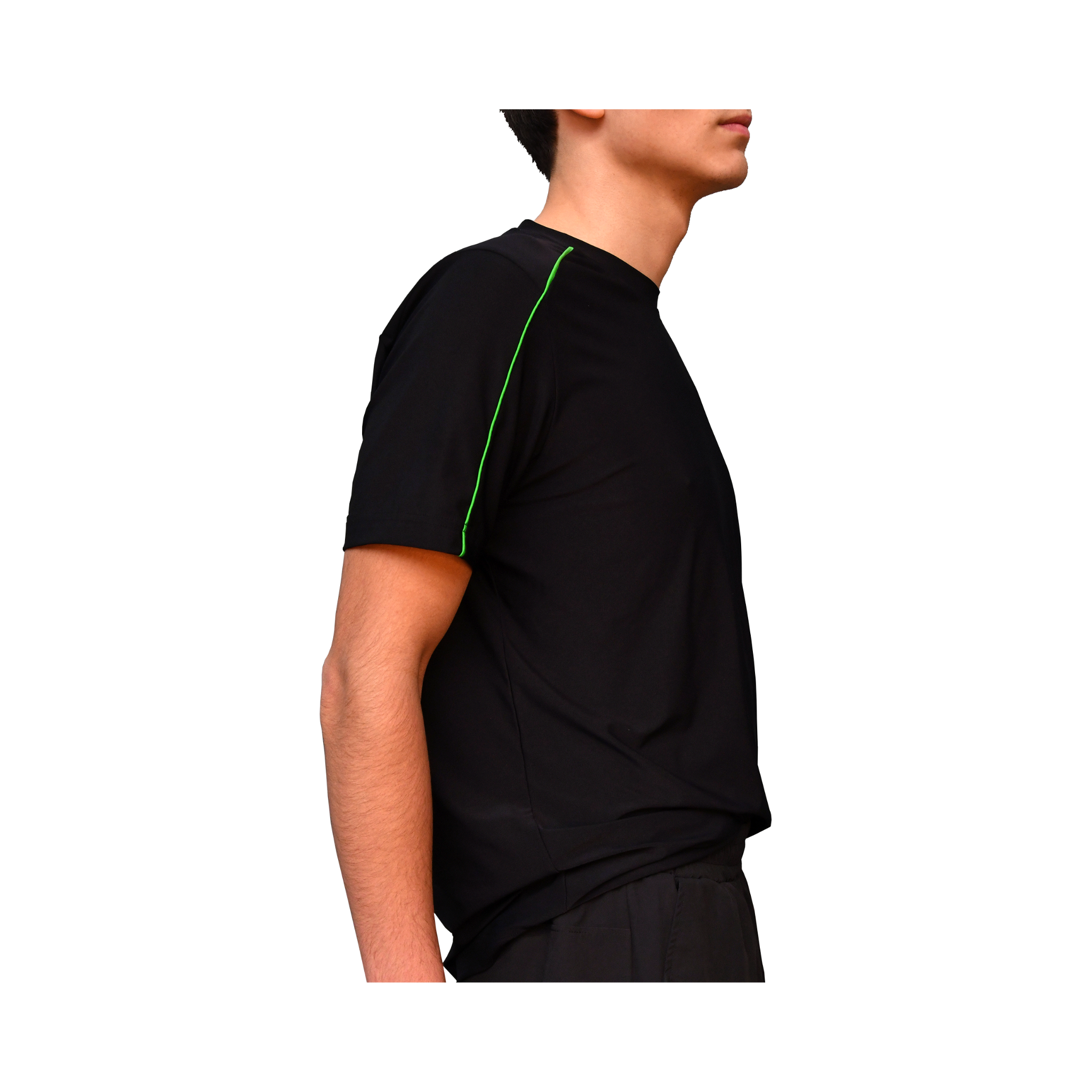 Volt Performance T-Shirt V6 Black & Green | Men