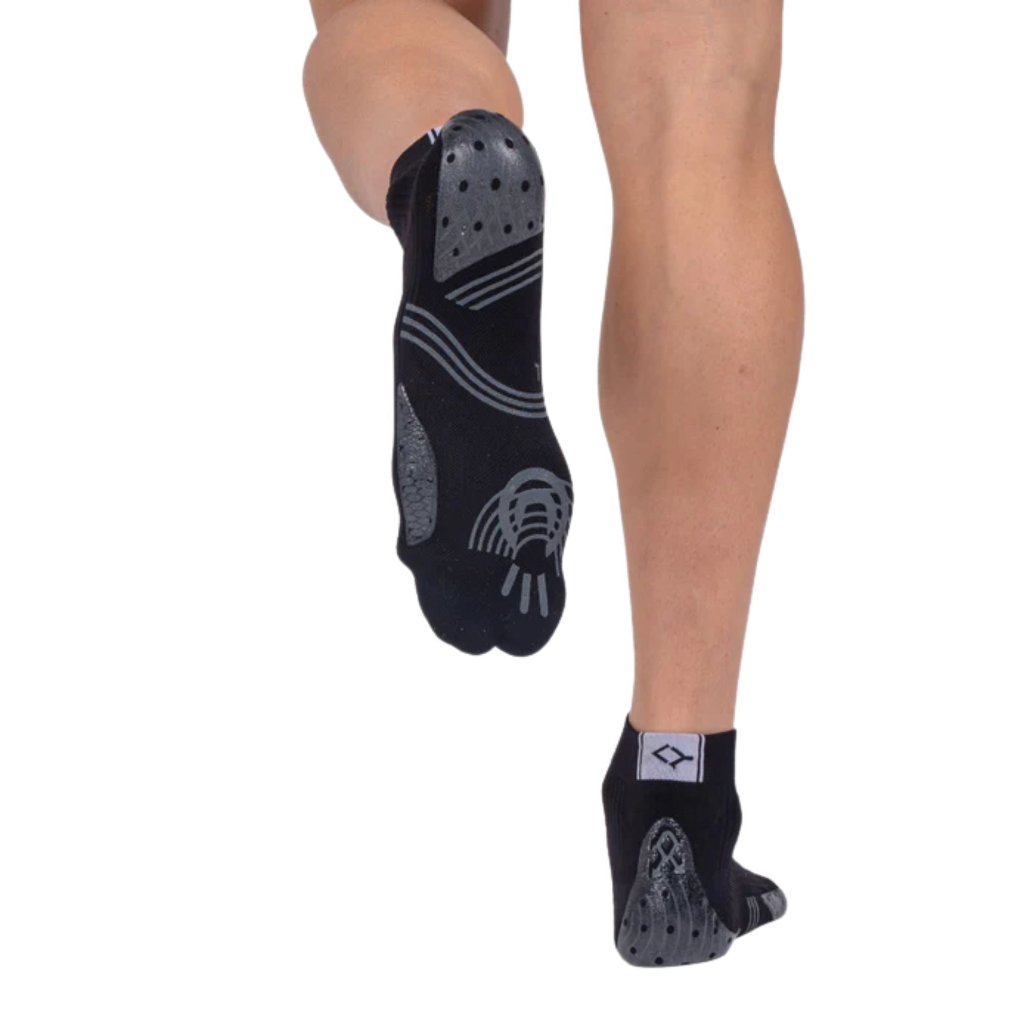 Floky GRF Short Compression Grip Socks Black (1 Pair)
