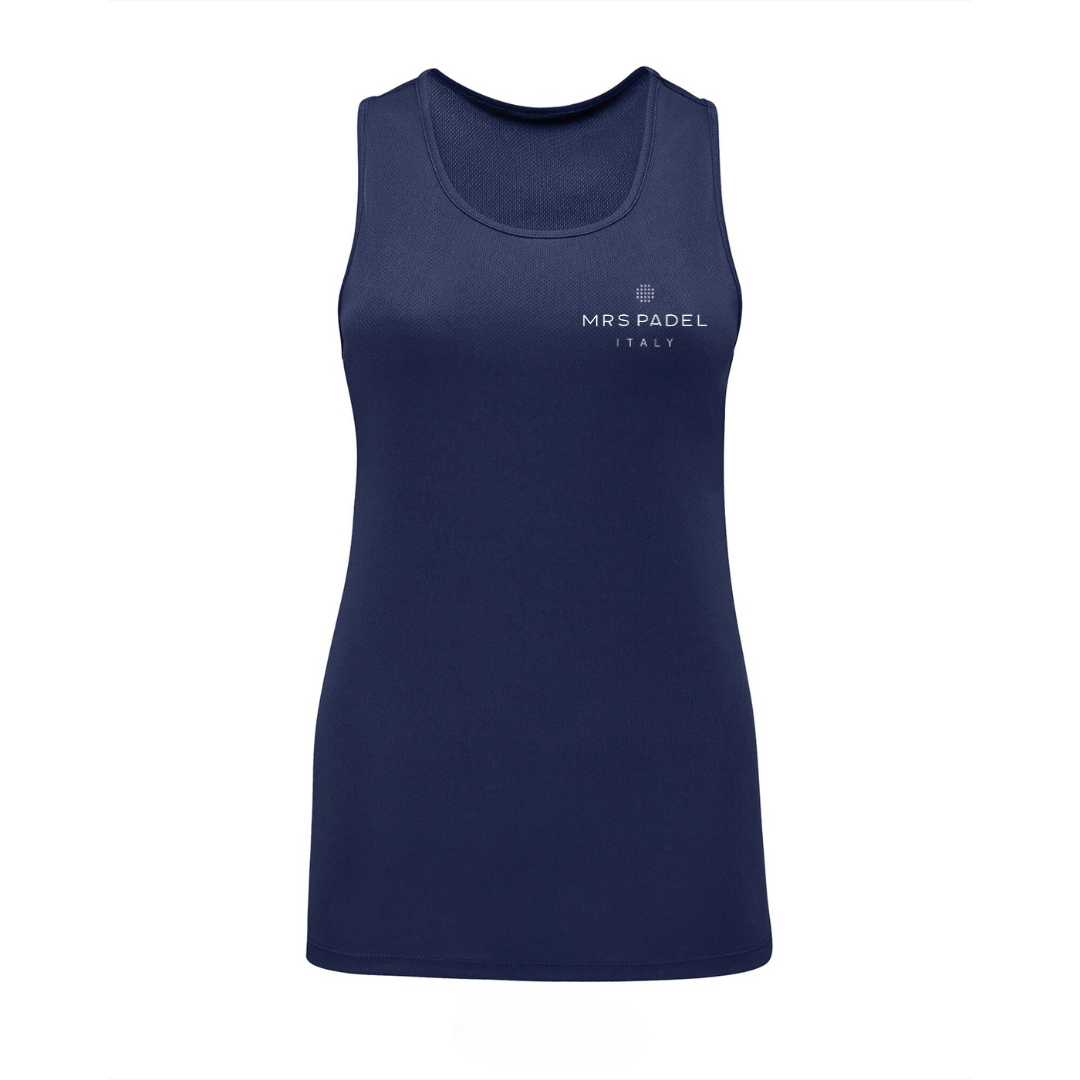 Mrs padel padel singlet navy blue