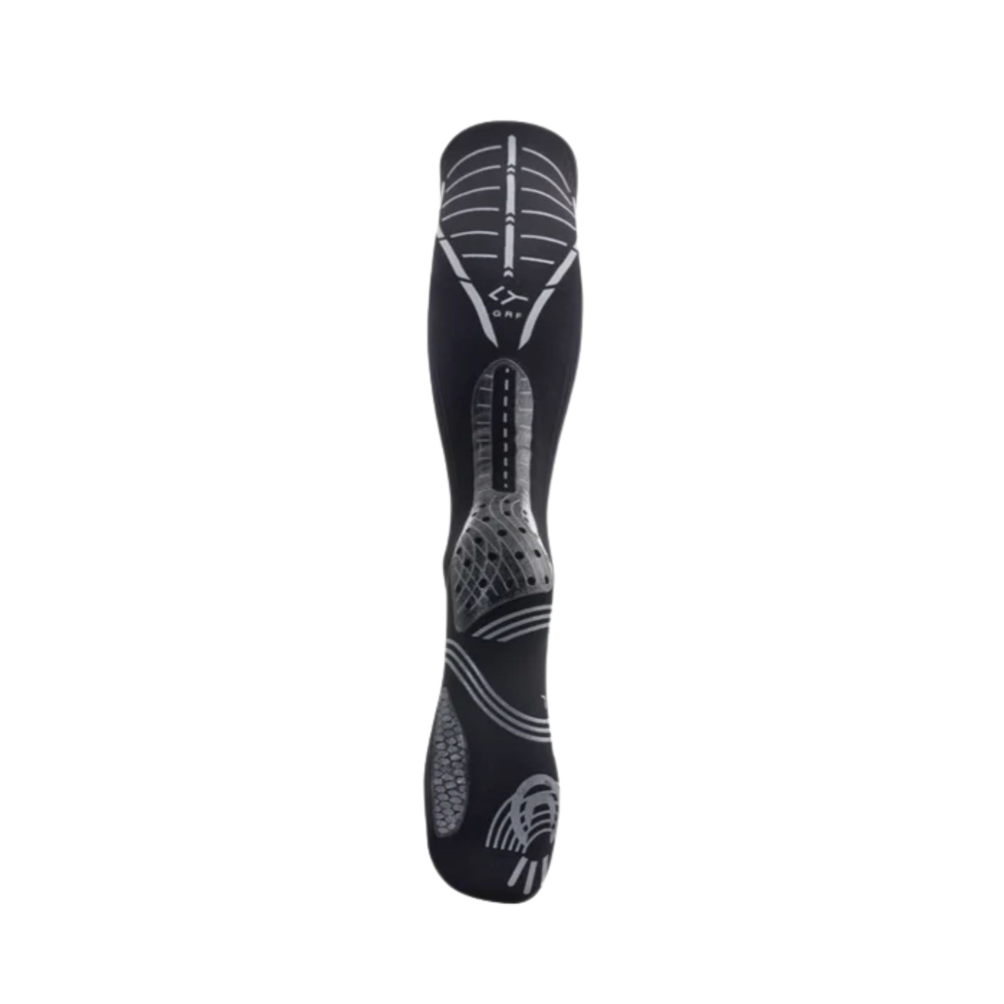 Floky GRF Long Compression Grip Socks Black (1 Pair)