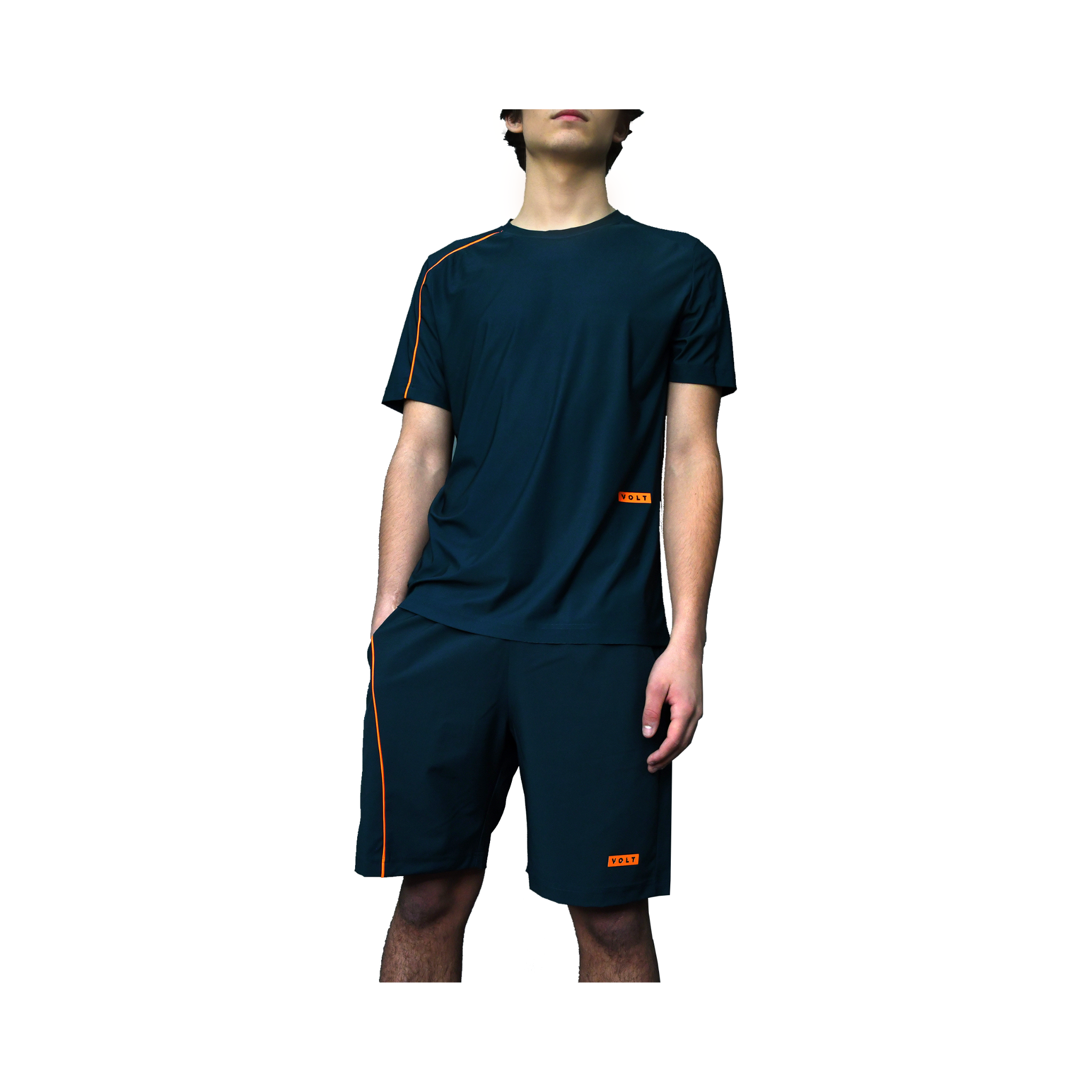 Volt Performance Shorts V6 Blue & Orange | Men