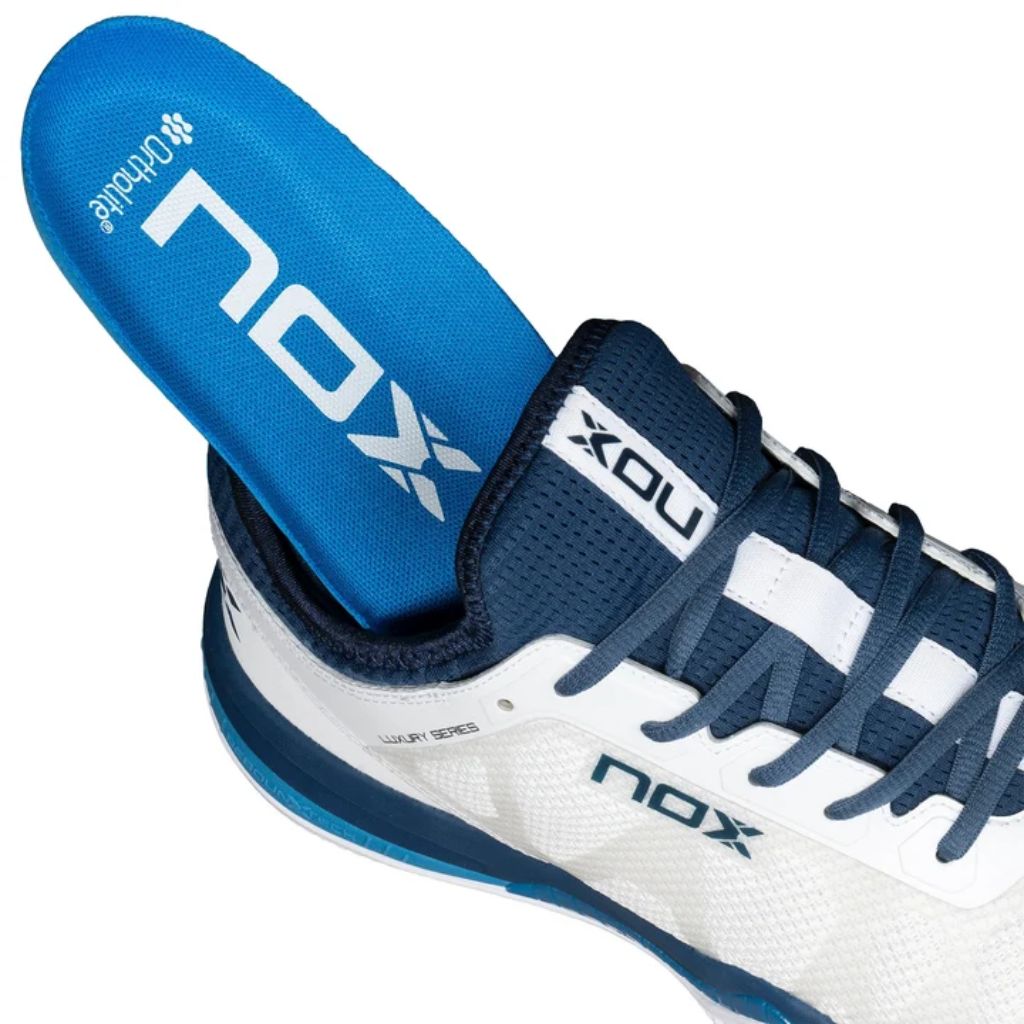 Nox Nerbo white/swedish blue | padel shoes