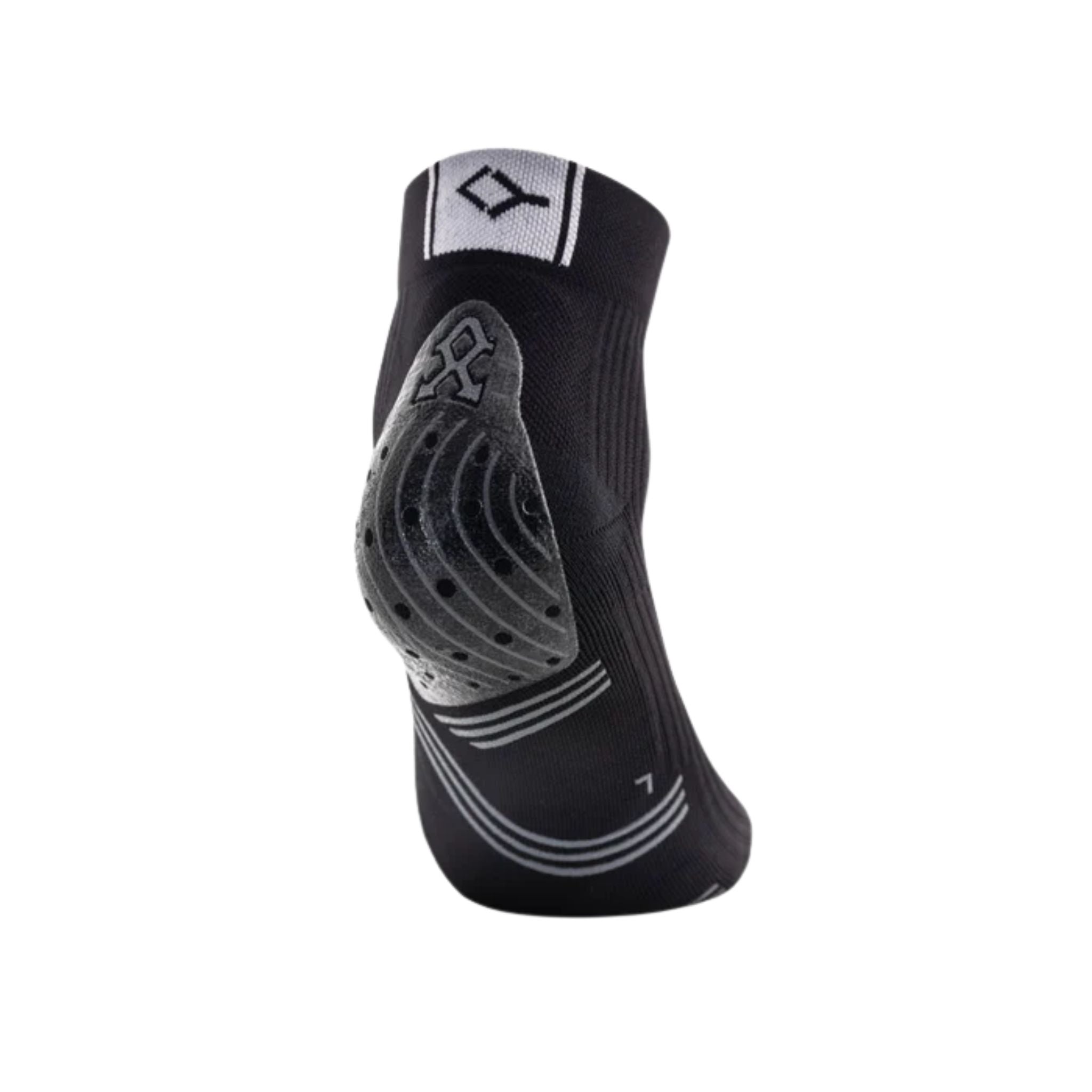 Floky GRF Short Compression Grip Socks Black (1 Pair)