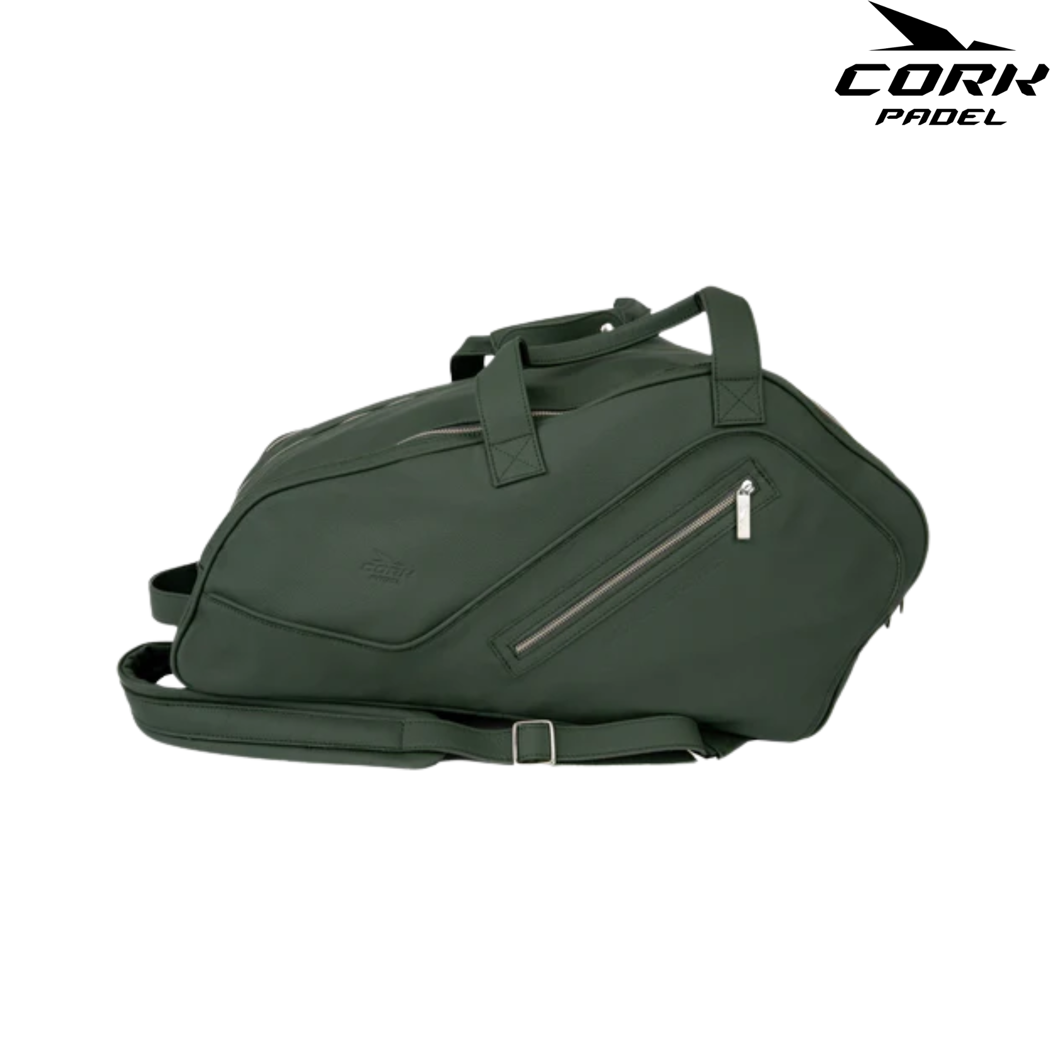Cork Leather Termo Pele Grun Padel Schlägertasche