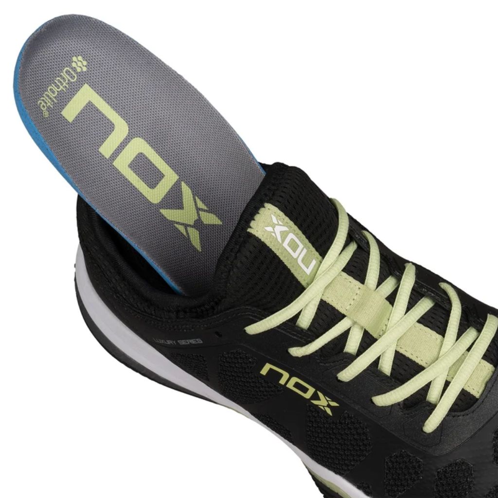Nox Nerbo black/soft lime | Padel shoes