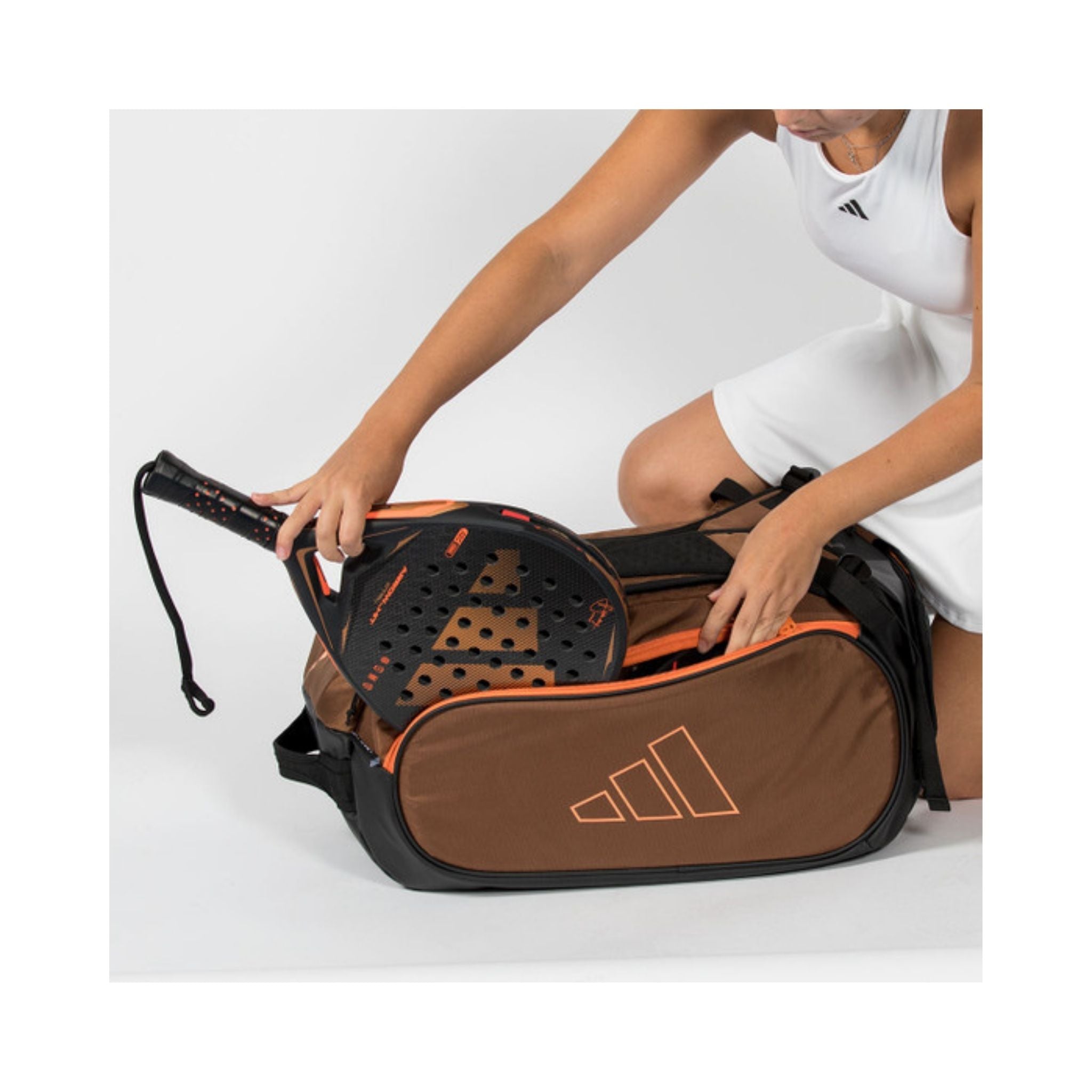 Adidas-Tour-Racketbag-Bronze-orange-2026-front-carry-bag