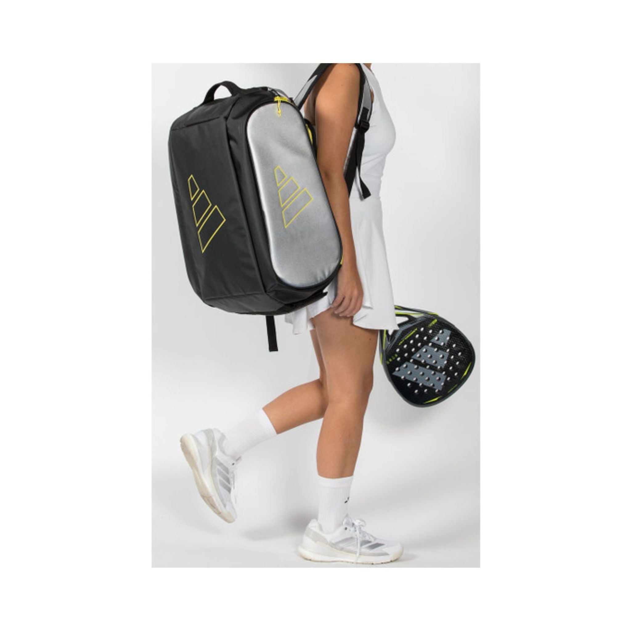 adidas Tour Silver/lime Padel Racketbag