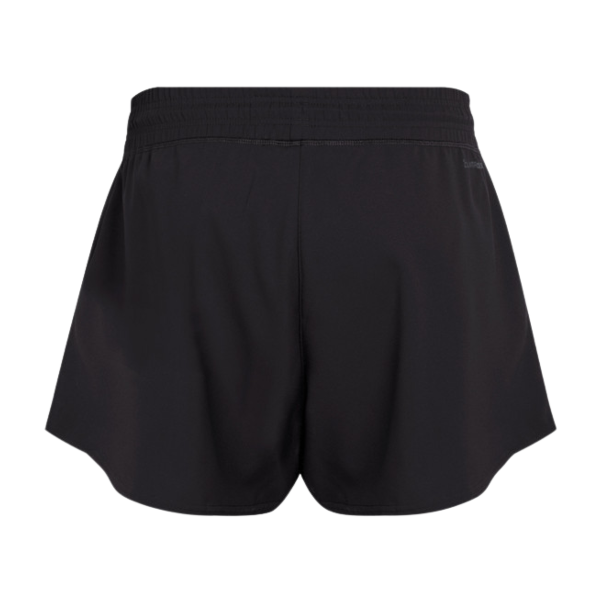 Back view of the black adidas Club Short JH3365 showing the waistband and rear design.