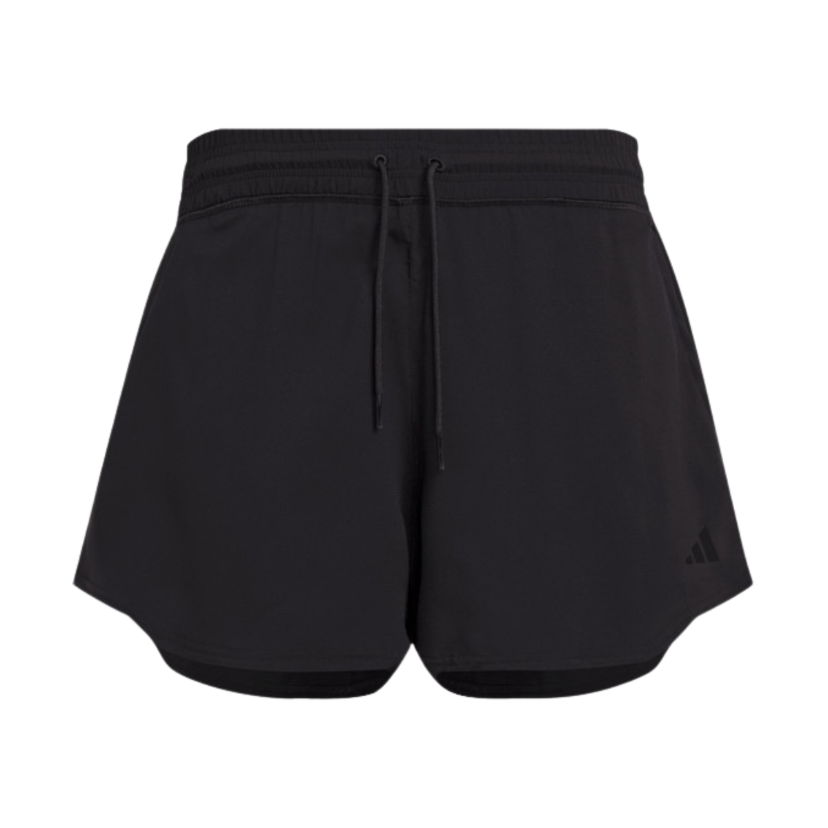 Front view of the black adidas Club Short JH3365.