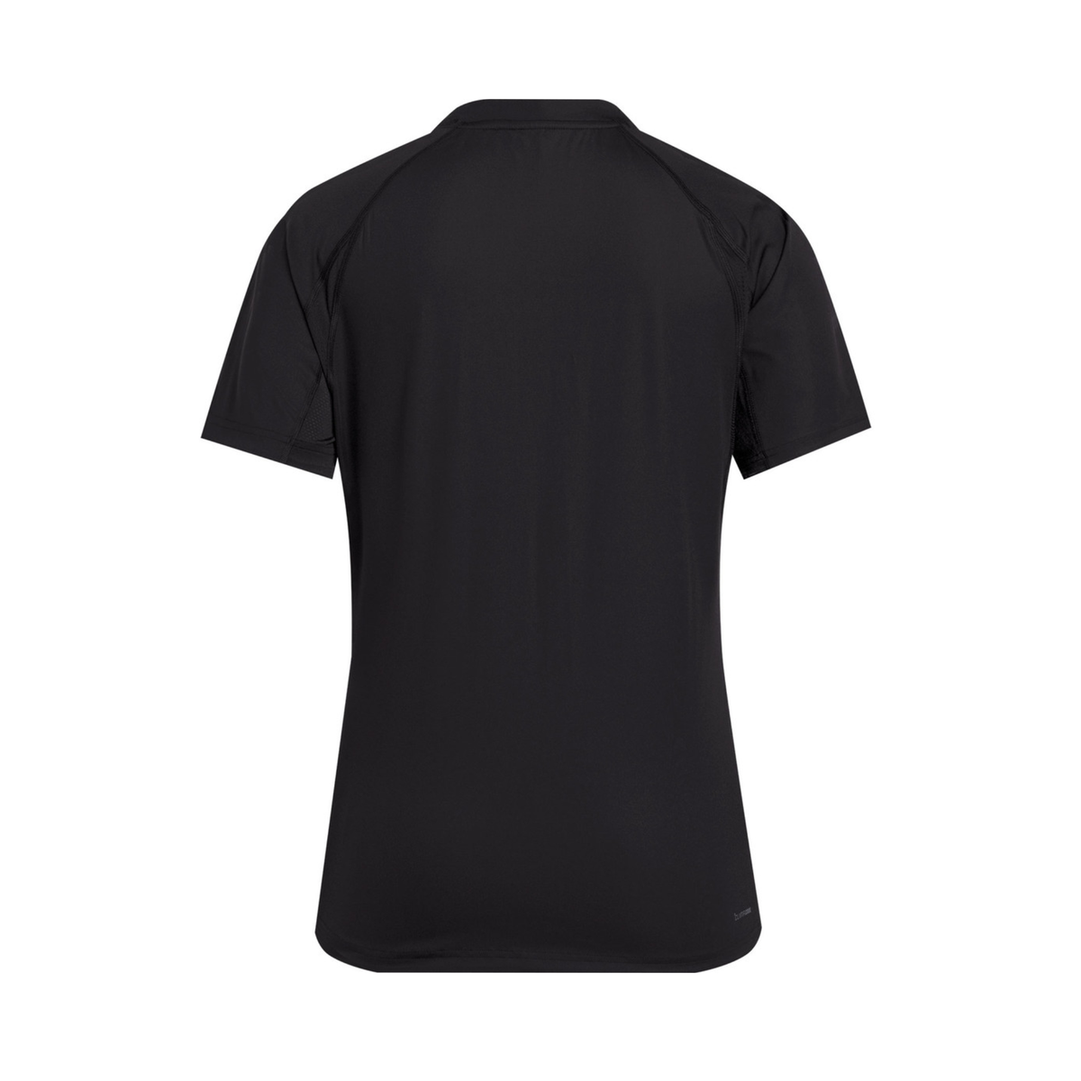Back view of the black adidas women's T-shirt.