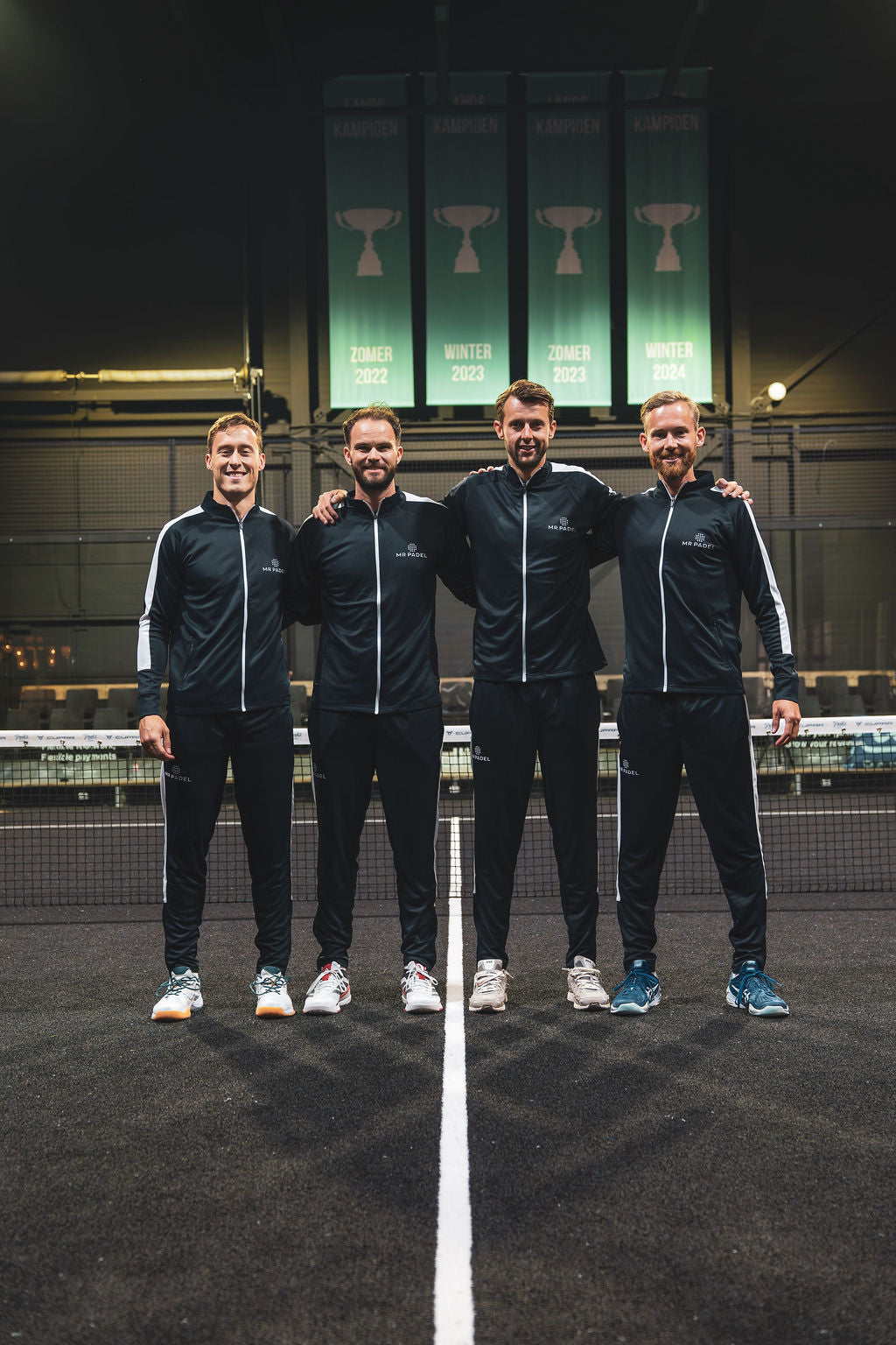 Mr padel slimfit jack florance black