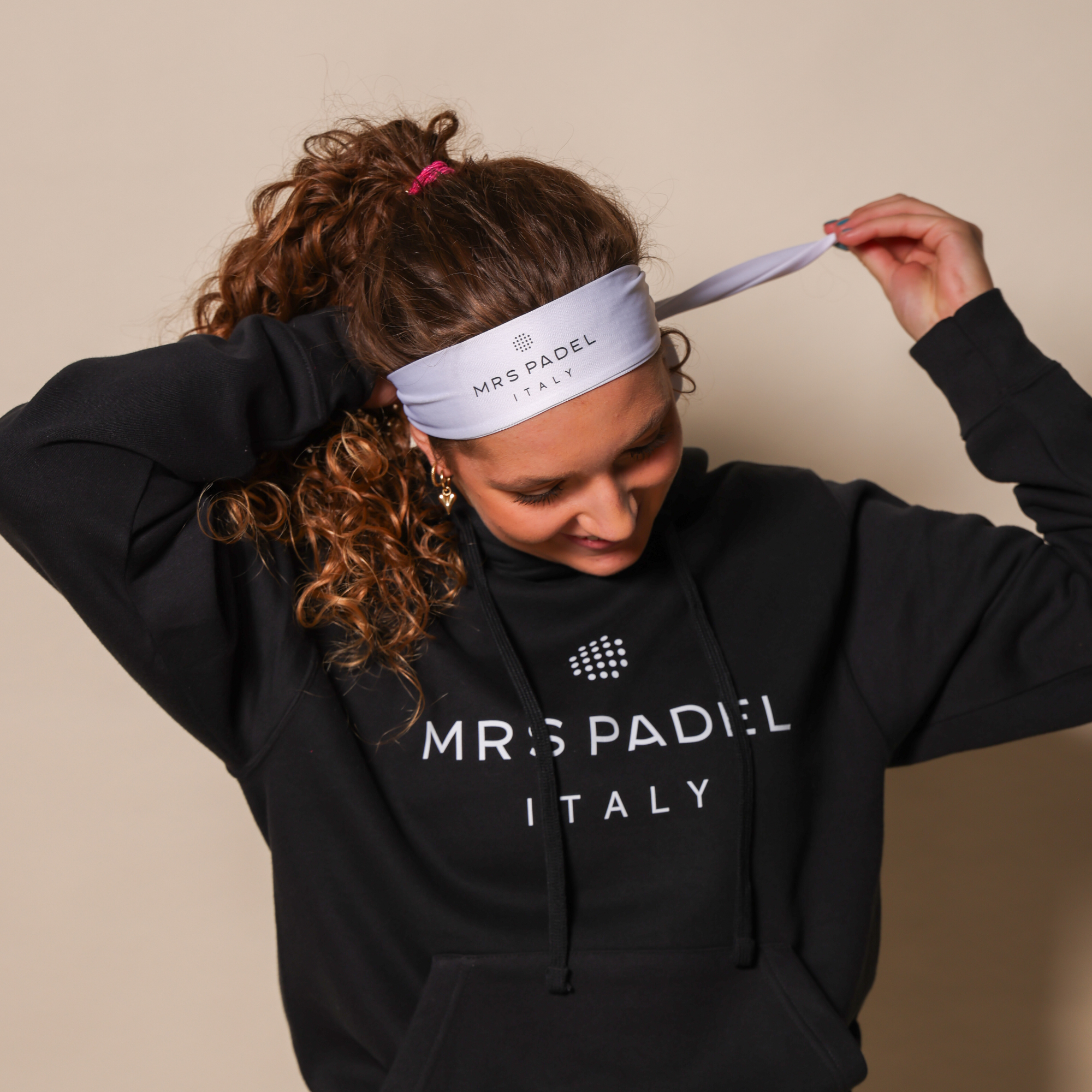 Mrs padel padel ninja headband white