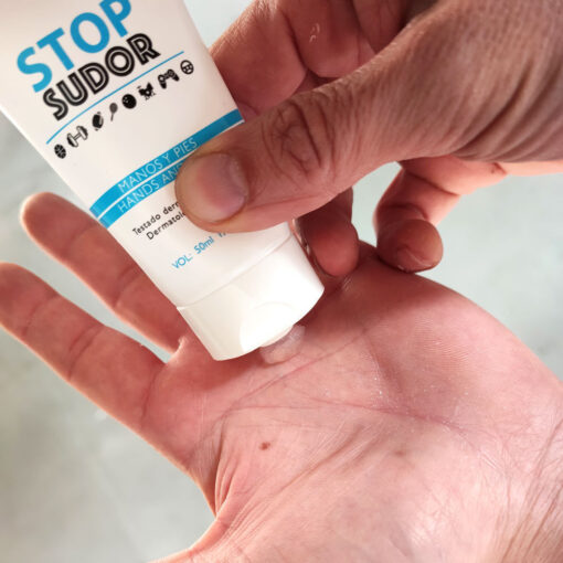 Stop sweat on hands and feet