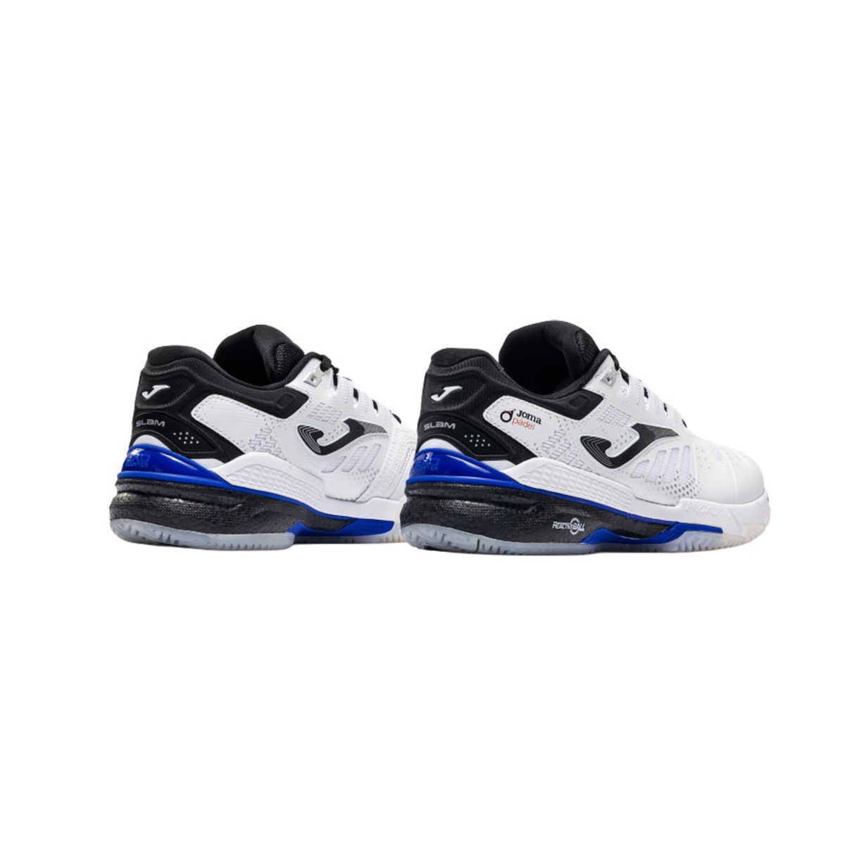 Rear view of the Joma Slam Classic 2026 men's padel shoe showing the heel design.