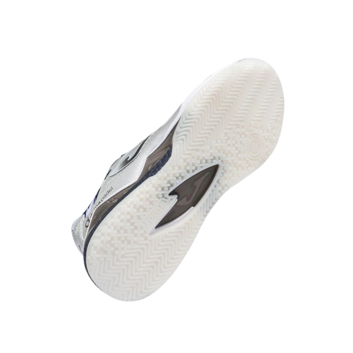 Outsole view of the Joma Spin 2026 men's padel shoe showing the Omni sole.