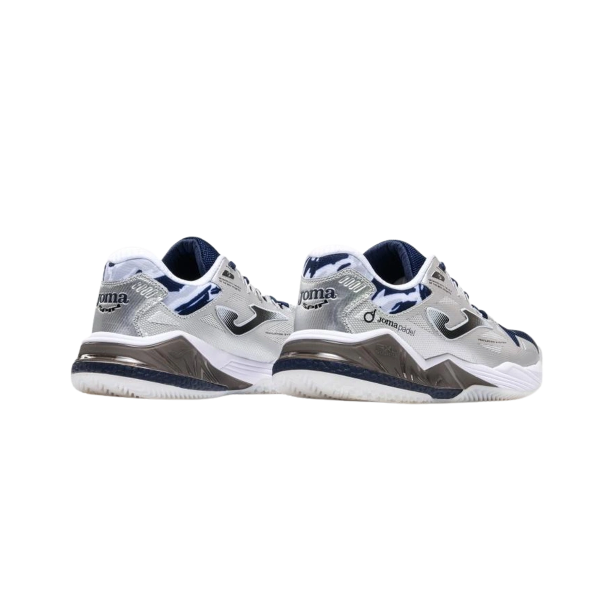 Top view of the Joma Spin 2026 men's padel shoe showing the laces and upper.