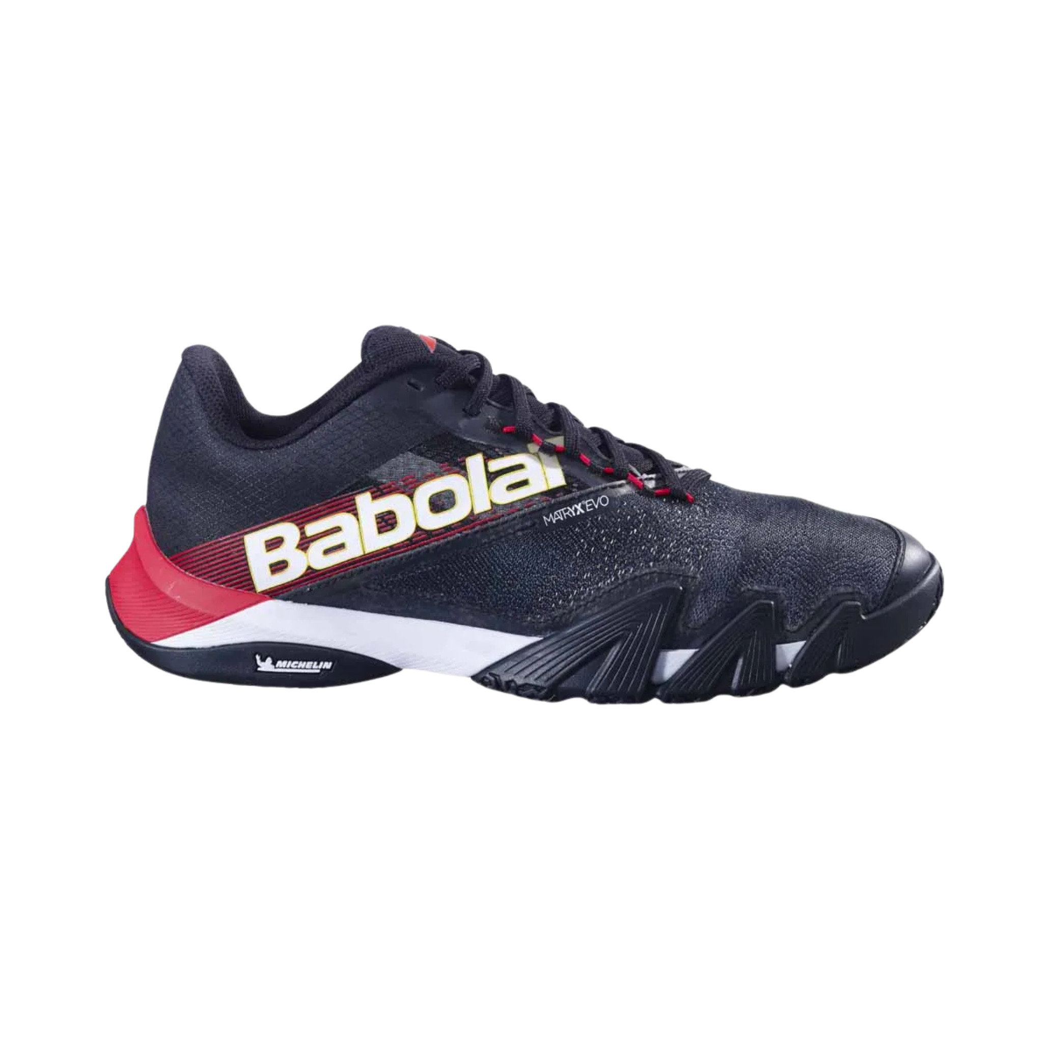 Babolat Jet Premura 2 Heren Zwart/Rood | Padel Schoenen