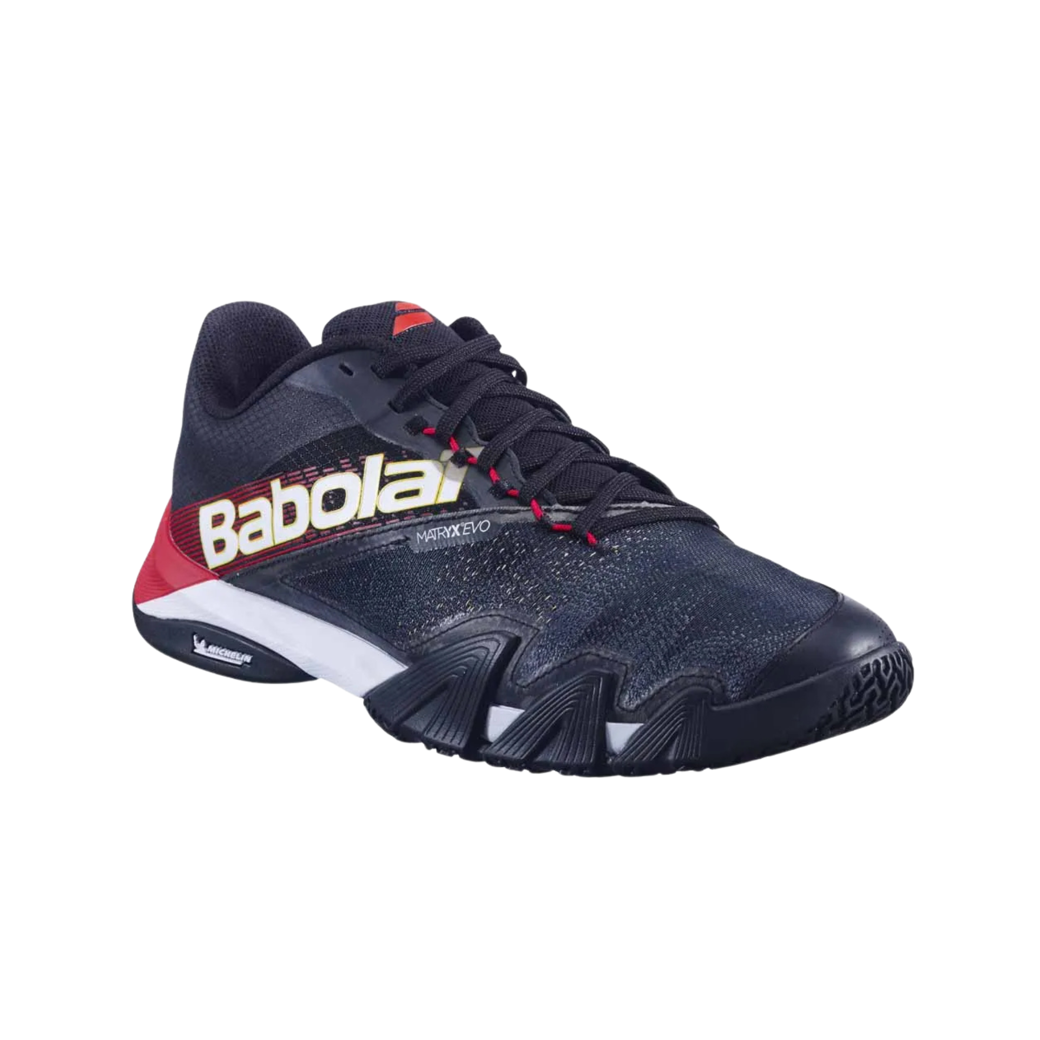 Babolat Jet Premura 2 Heren Zwart/Rood | Padel Schoenen