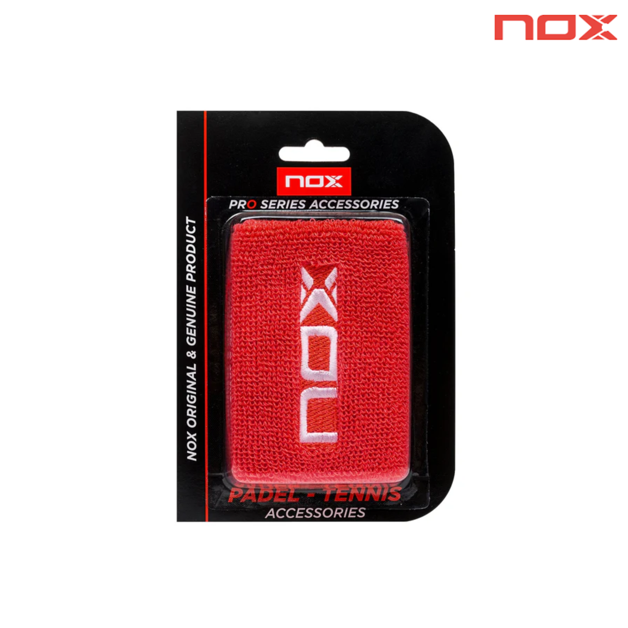 Nox Sweatbands Red/White 2pcs
