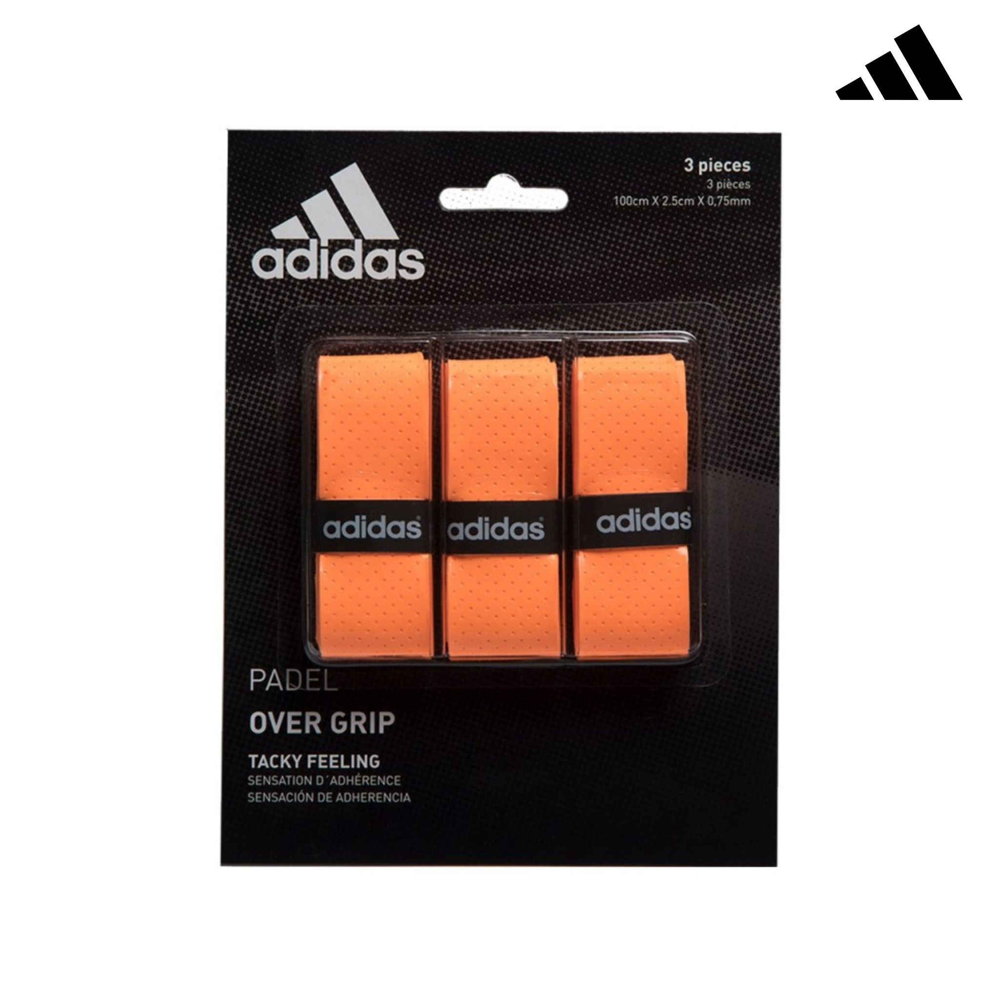 Adidas Overgrips Orange 3pc