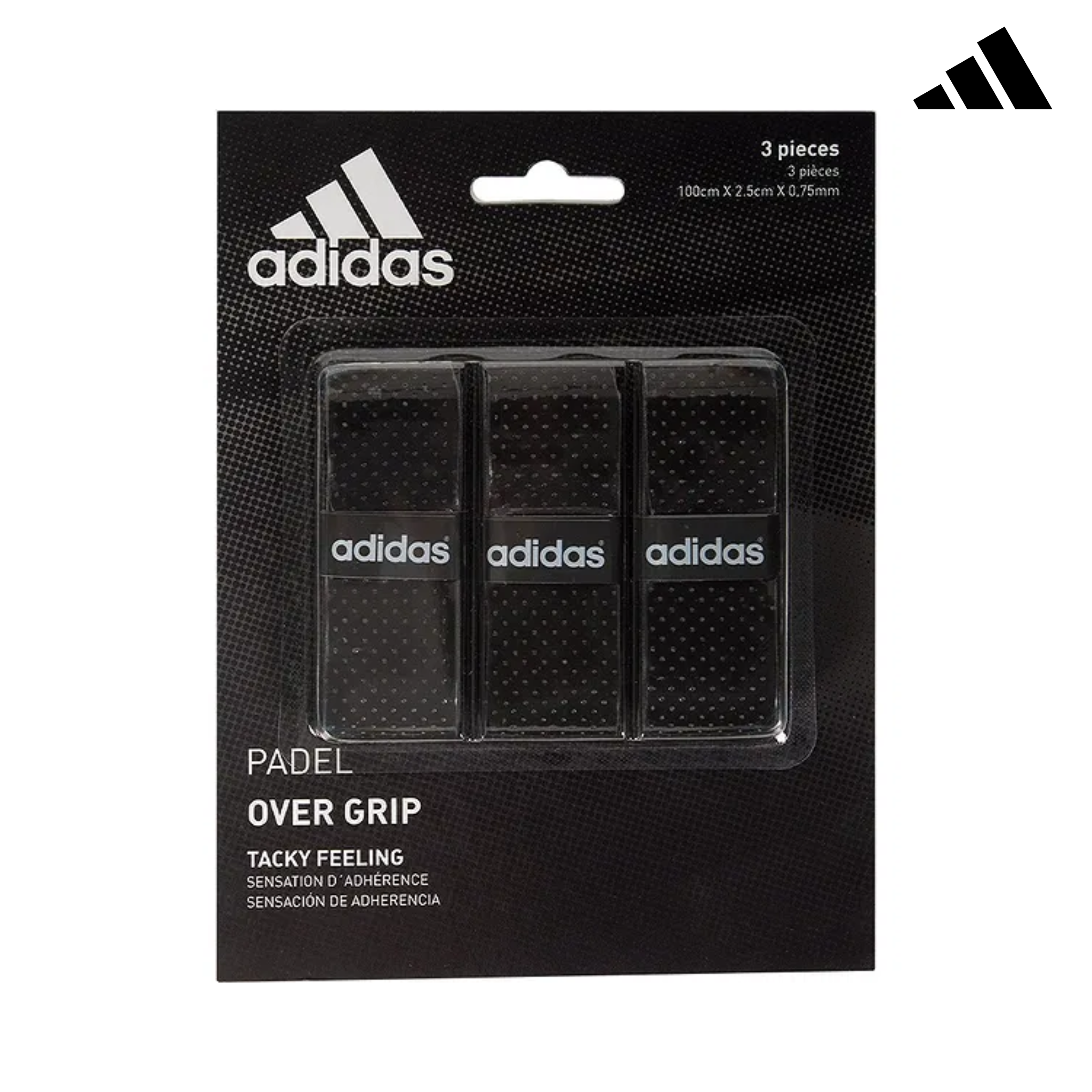 Adidas Overgrips Black 3pc
