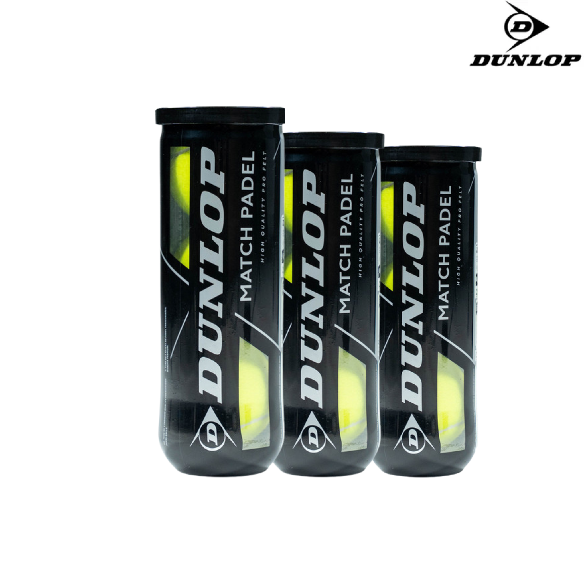 Dunlop Match Padel Balls 3x3 pc