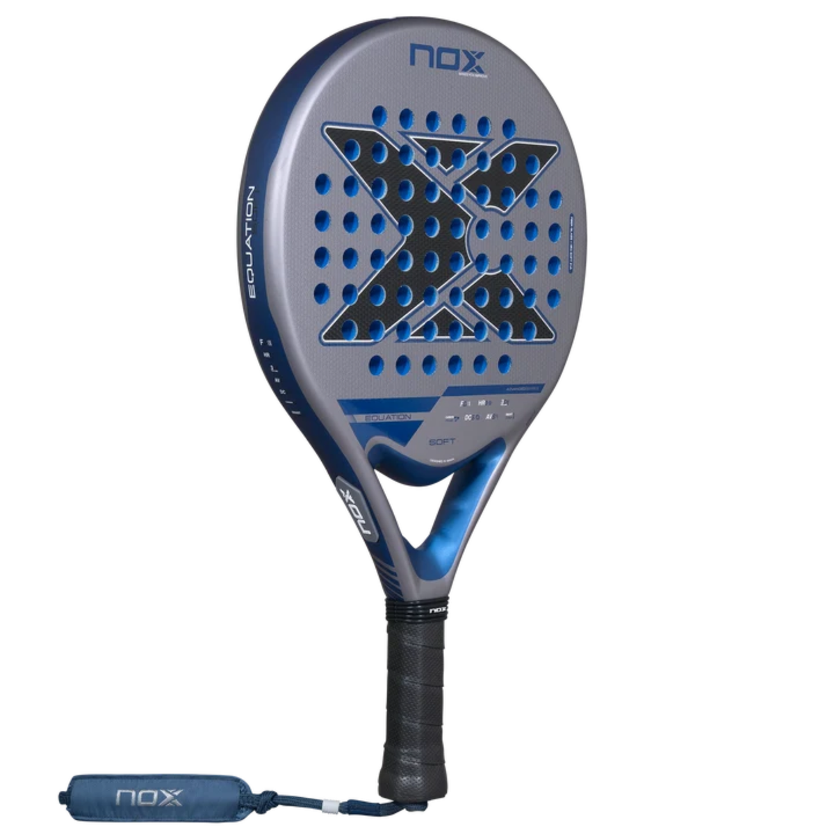 Back view of the NOX Equation SOFT Advanced 2027 padel racket.