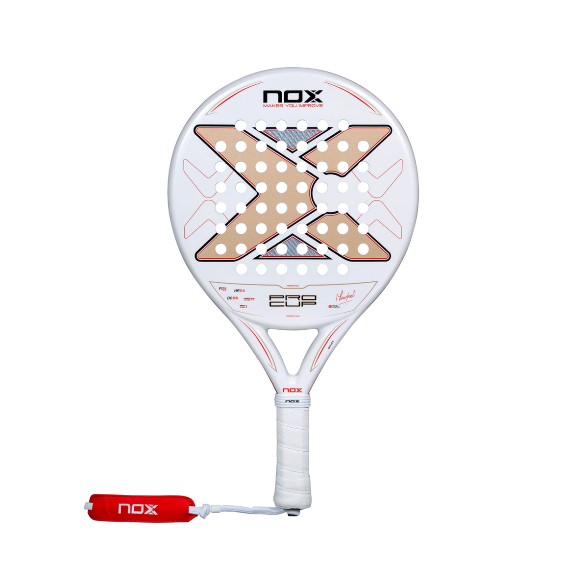 Front view of the NOX ML10 Pro Cup COORP by Miguel Lamperti 2027 padel racket.