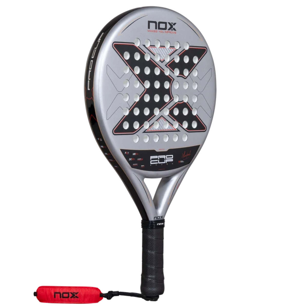 Back view of the NOX ML10 Pro Cup Rough Surface Edition 2027 padel racket.