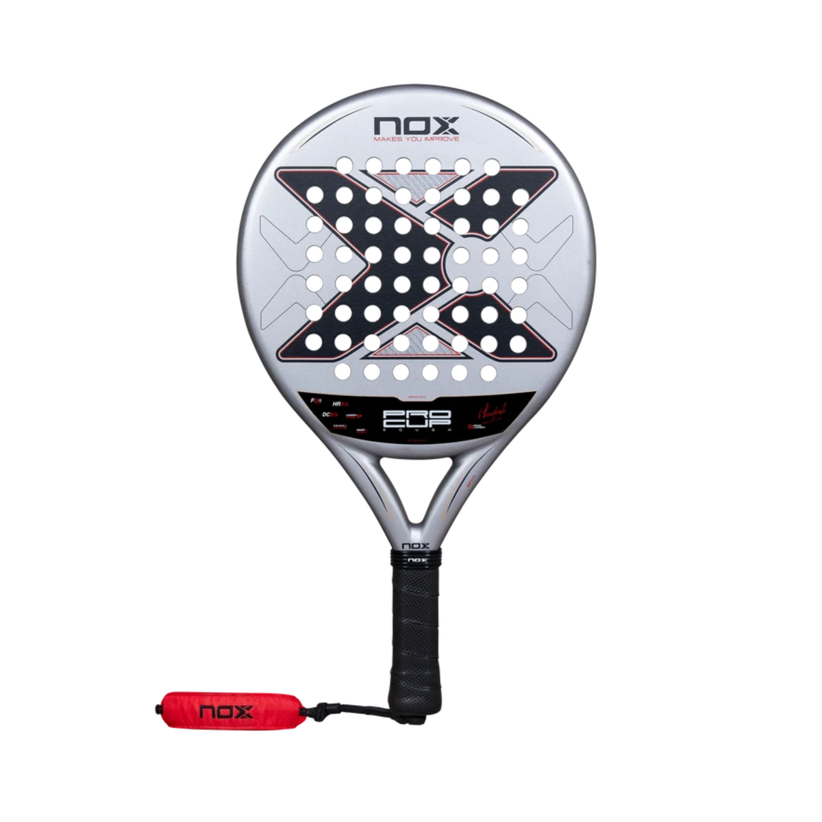 Front view of the NOX ML10 Pro Cup Rough Surface Edition 2027 padel racket.