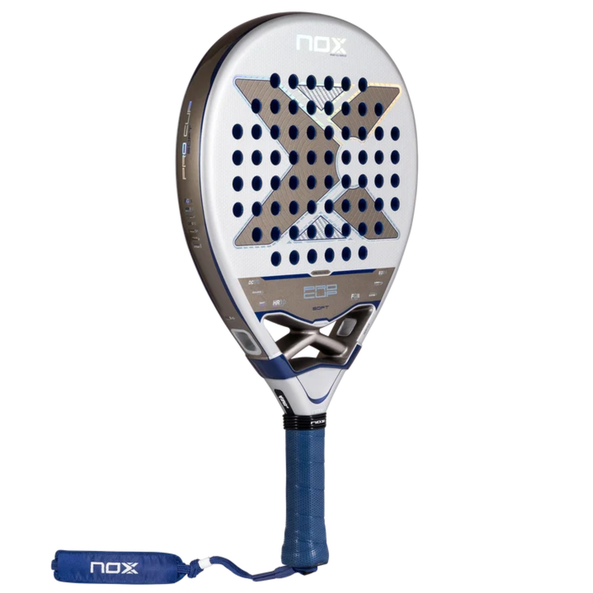 Back view of the NOX Pro Cup SOFT by Agustin Tapia 2027 padel racket.