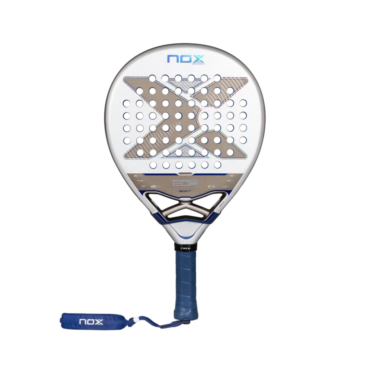 Front view of the NOX Pro Cup SOFT by Agustin Tapia 2027 padel racket.