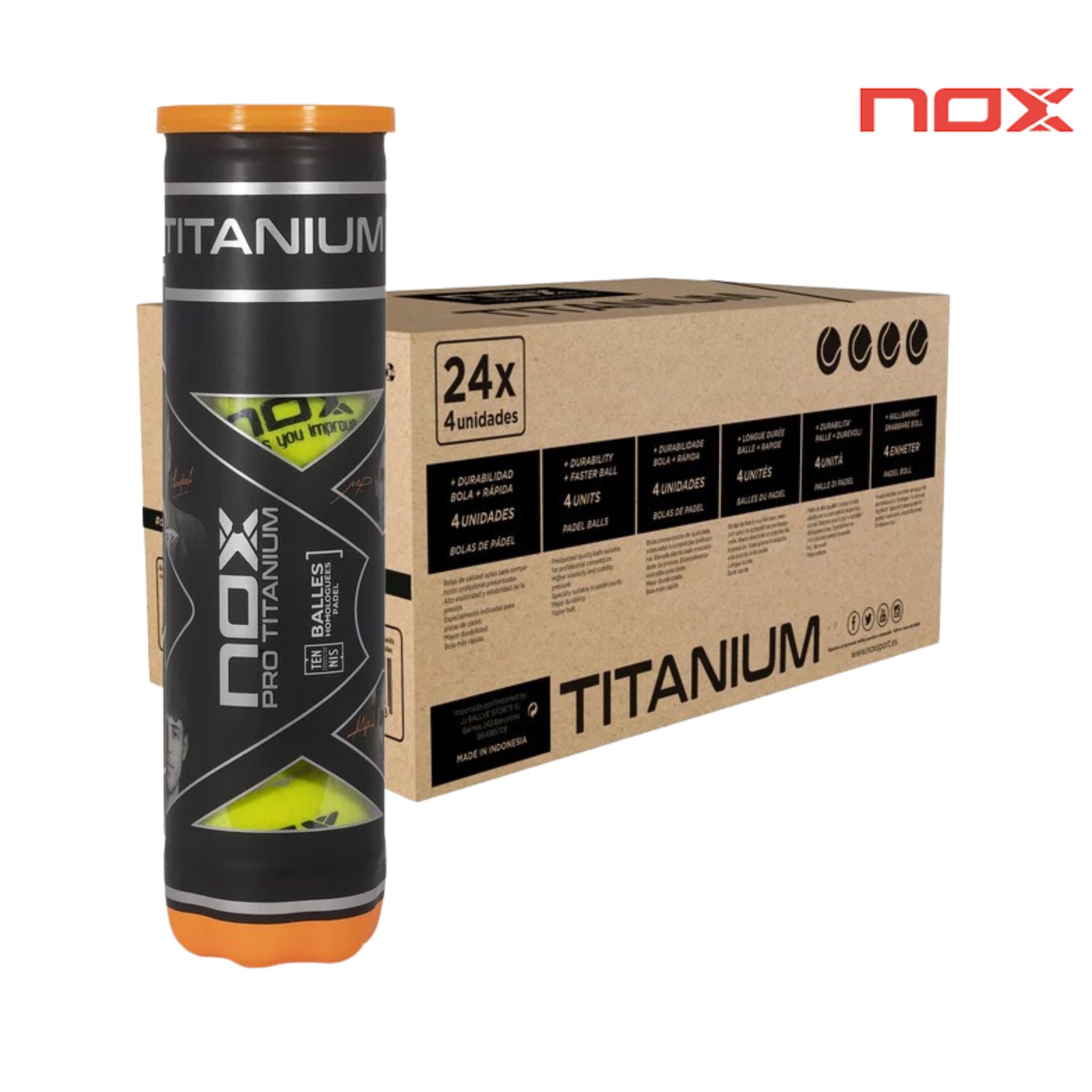 Nox Titanium balls 24x4 pc