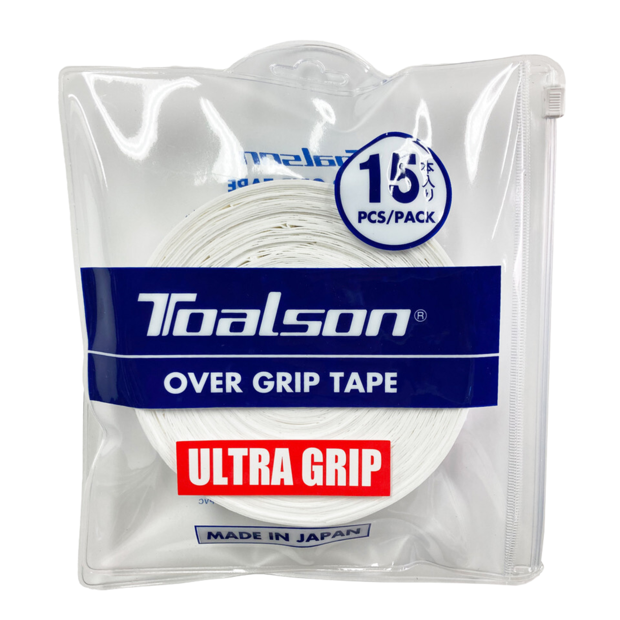 Toalson Ultra Over Grip White / Black  15 Pcs | Padel Grips