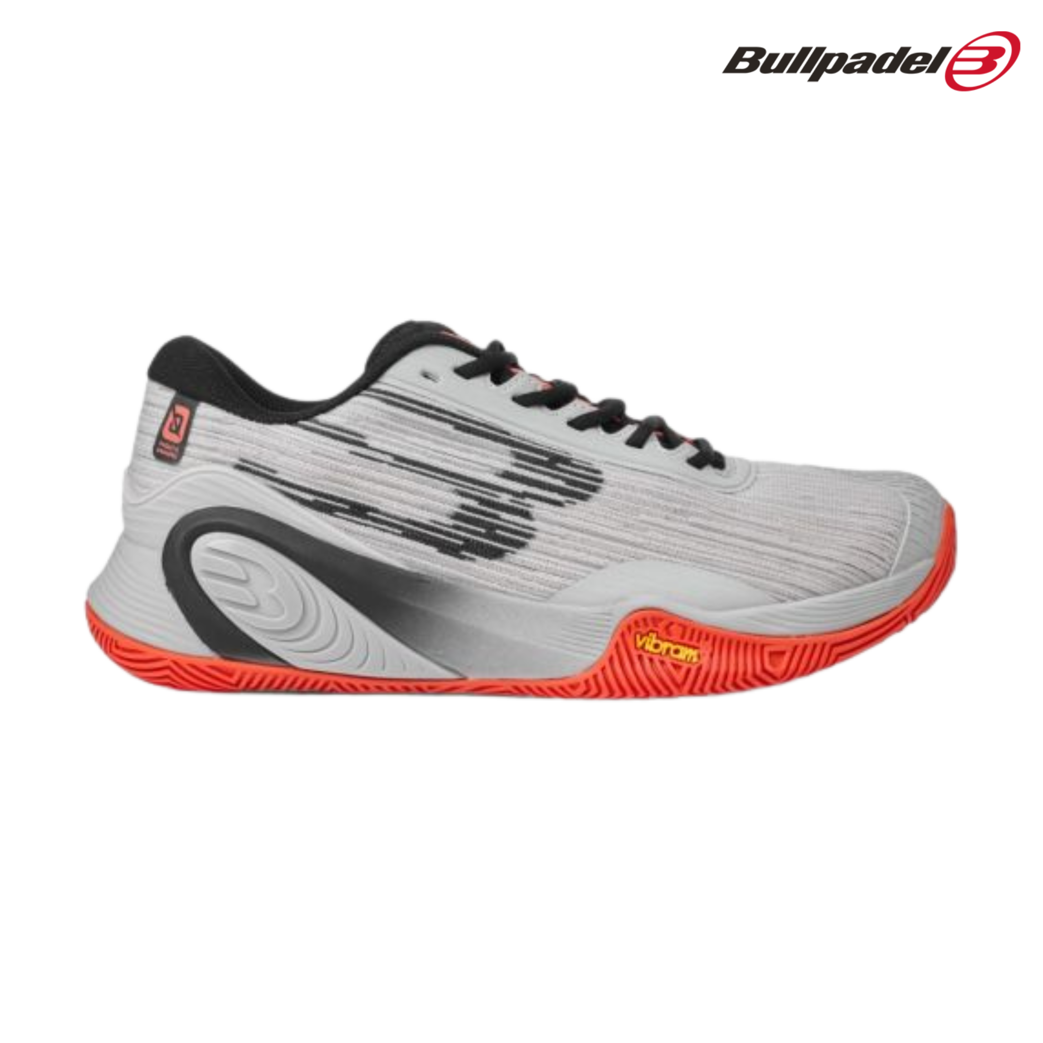 Bullpadel Hack Vibram 25V Grijs | Padel Schoenen