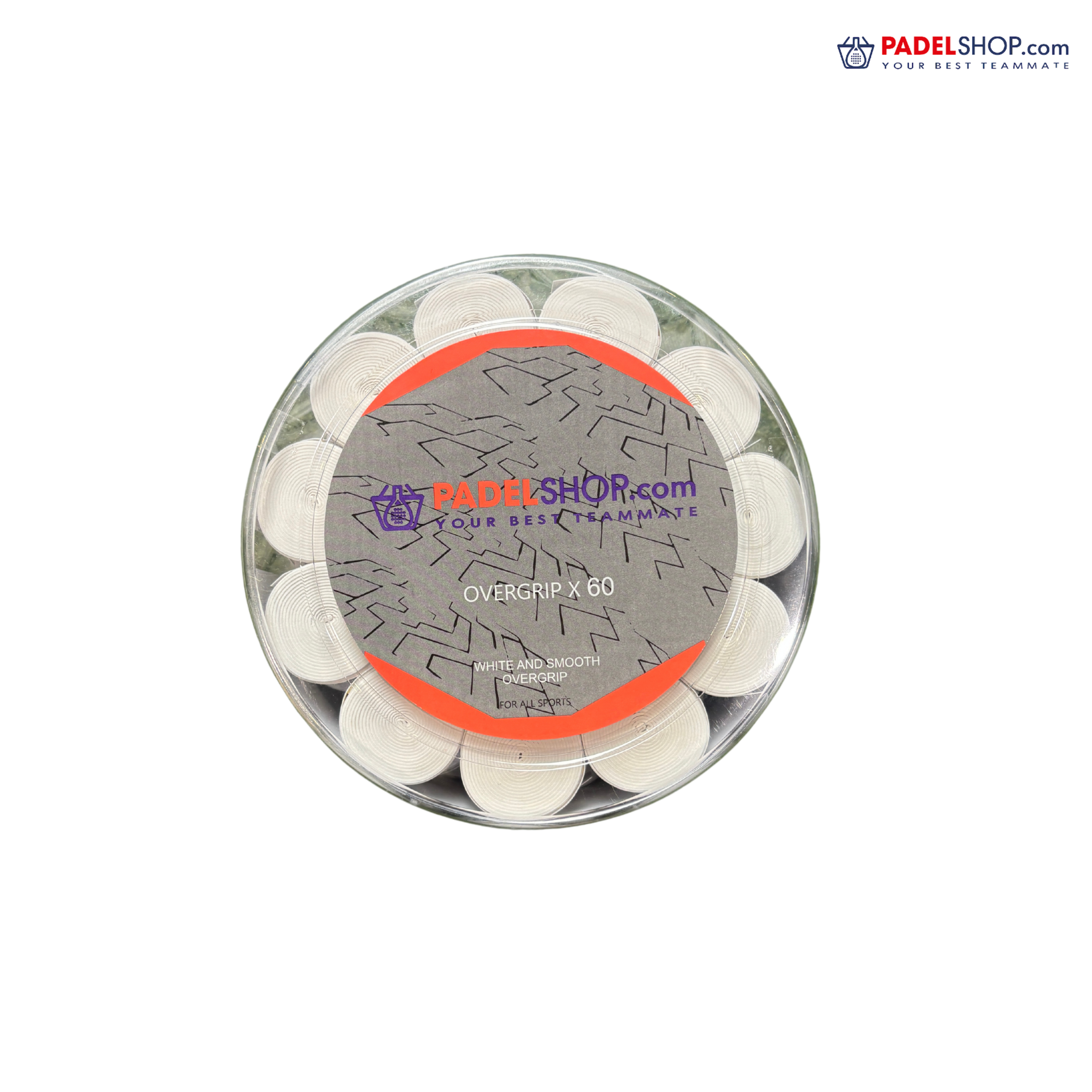 PadelShop's Overgrip White Box 60pcs | Overgrips