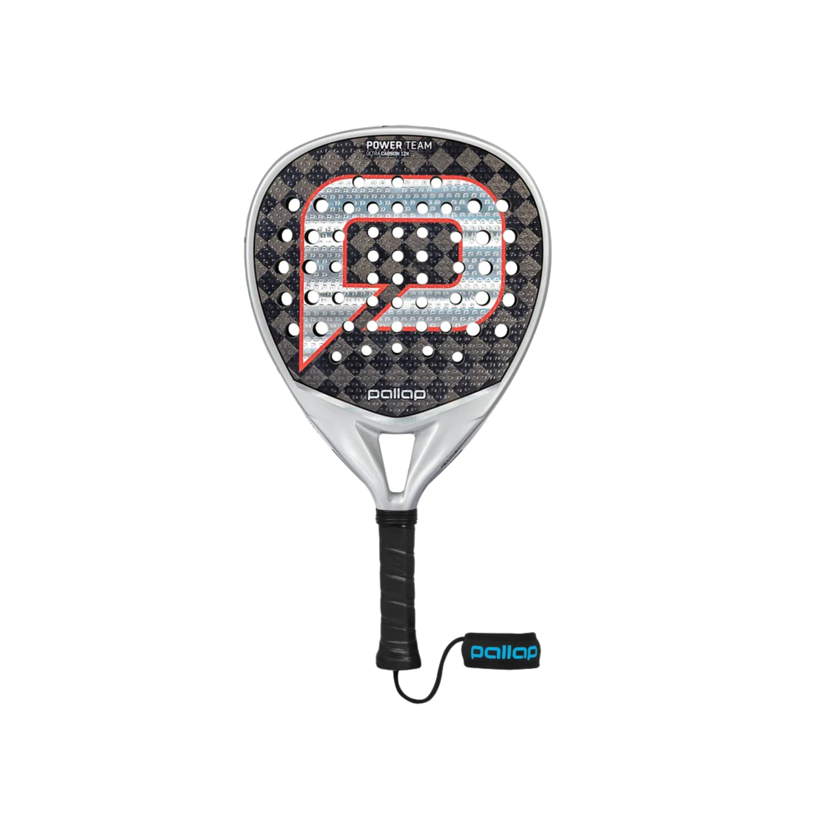 Front view of the Pallap Power Team 2026 padel racket.