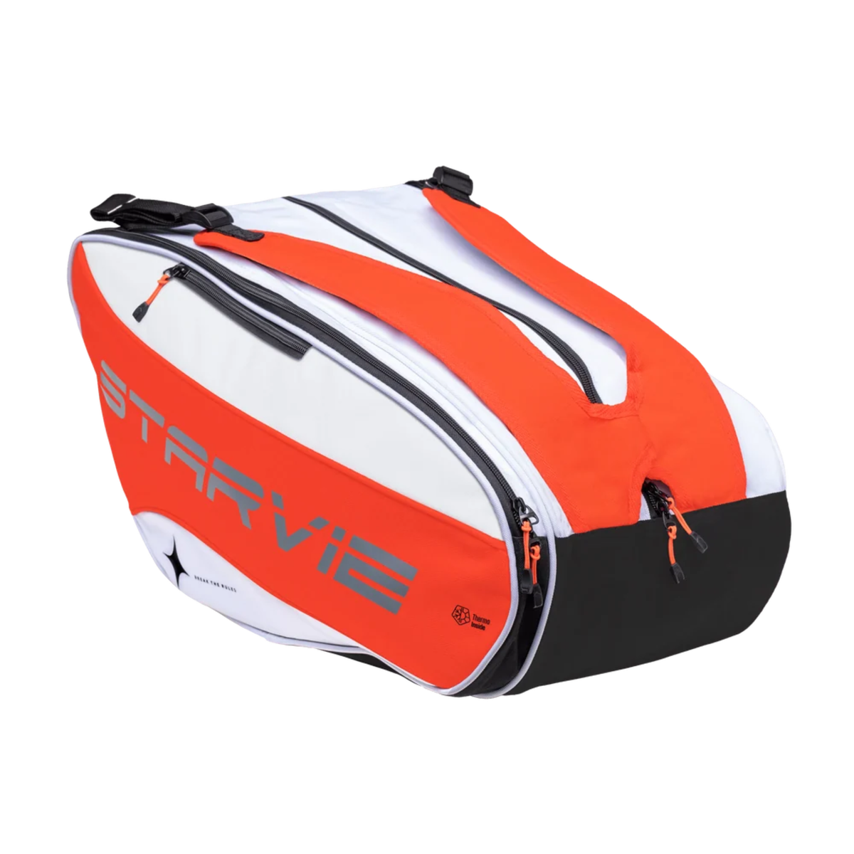 View of the StarVie Star padel bag showing its separate shoe compartment.