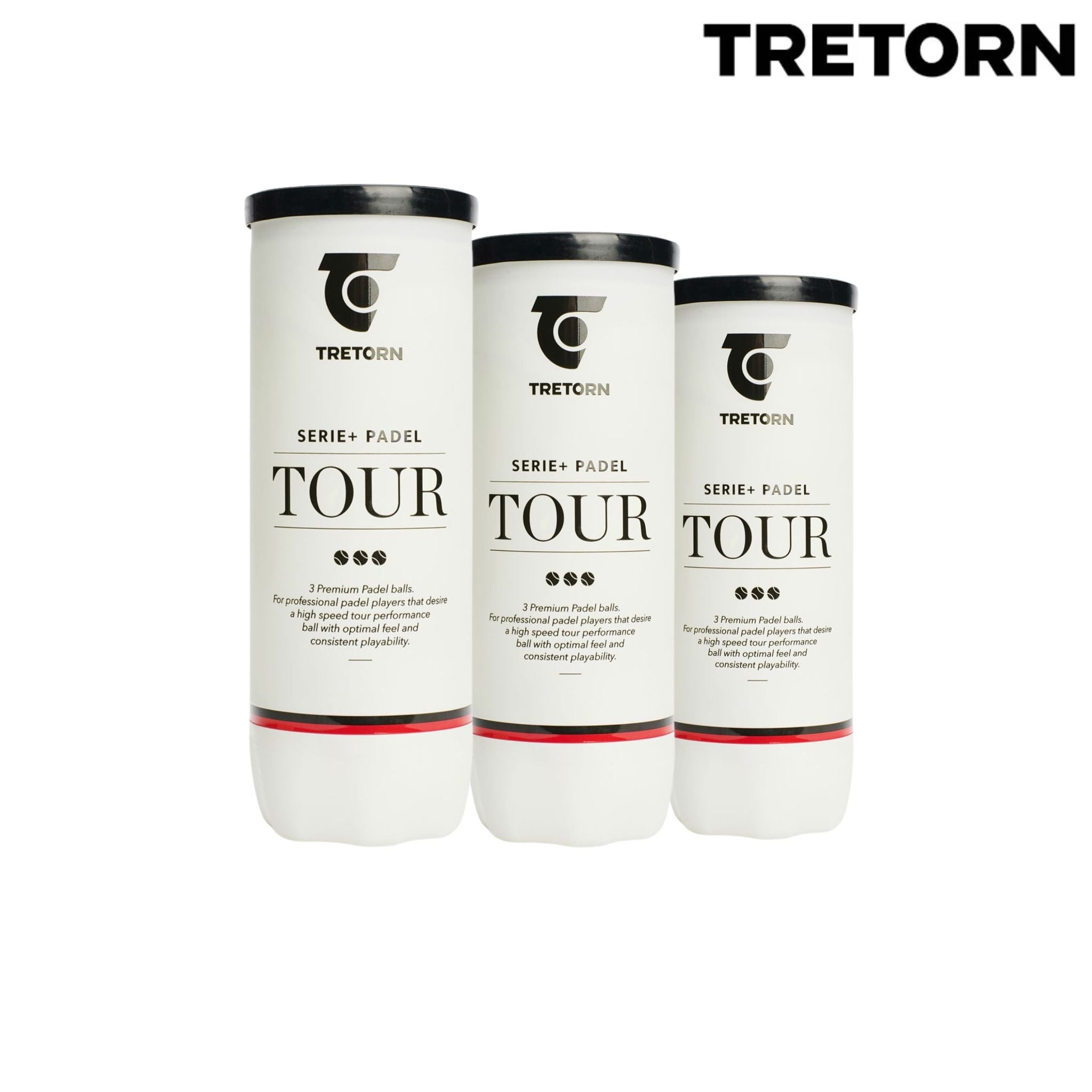 Tretorn Serie+ Padel Tour 3x3 pc