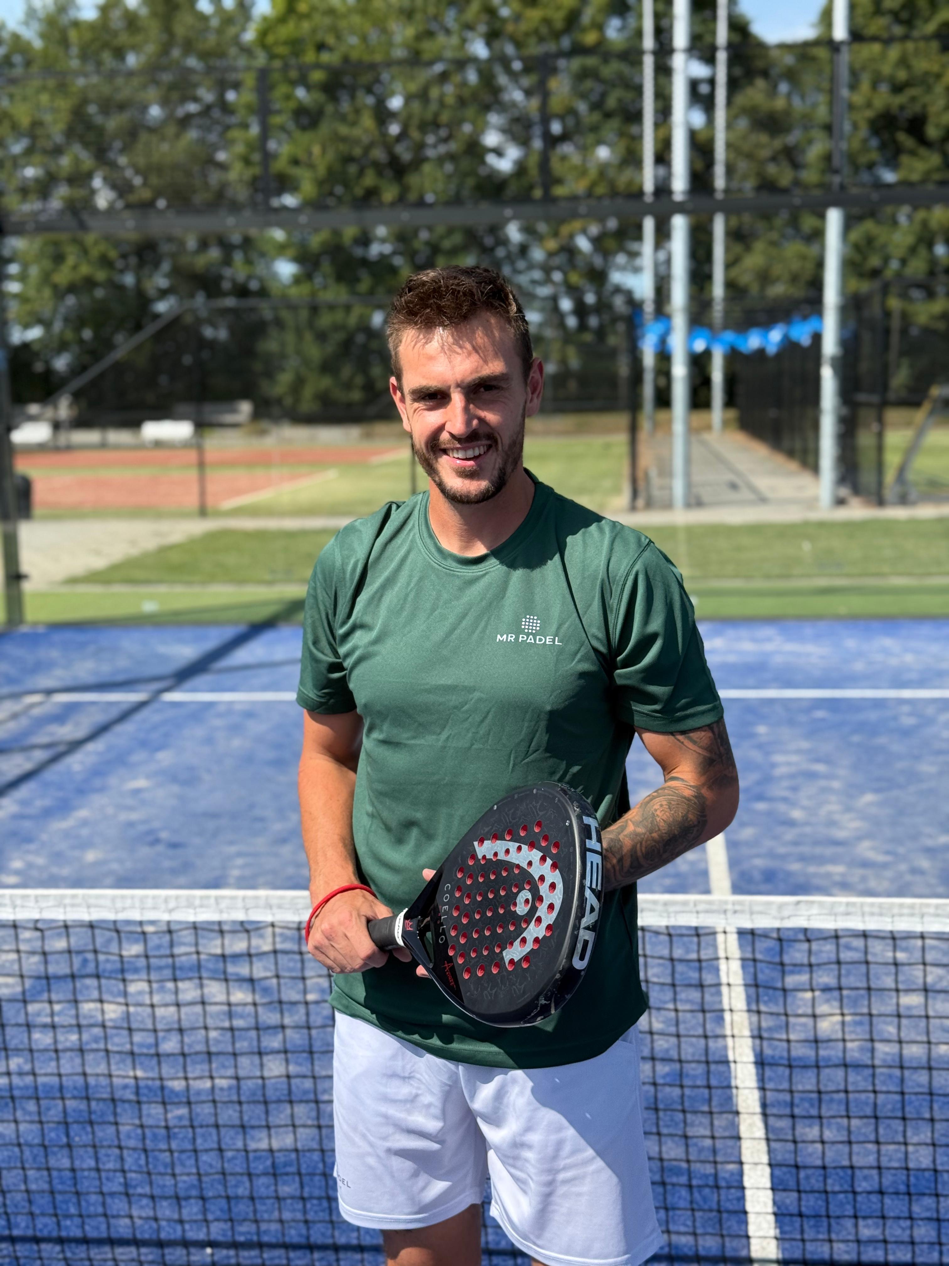Mr padel parma padel shirt dark green