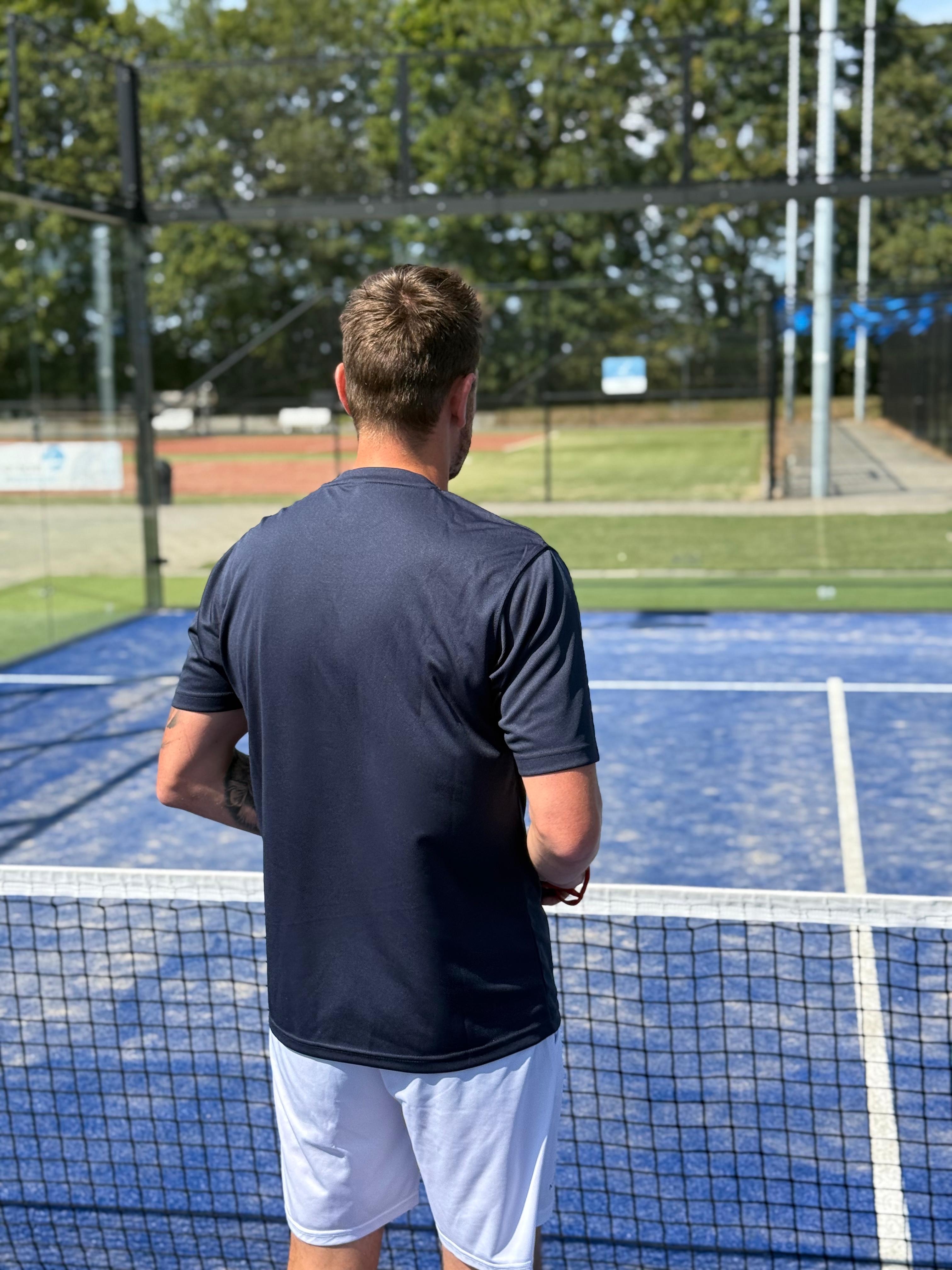 Mr padel parma padel shirt dark blue