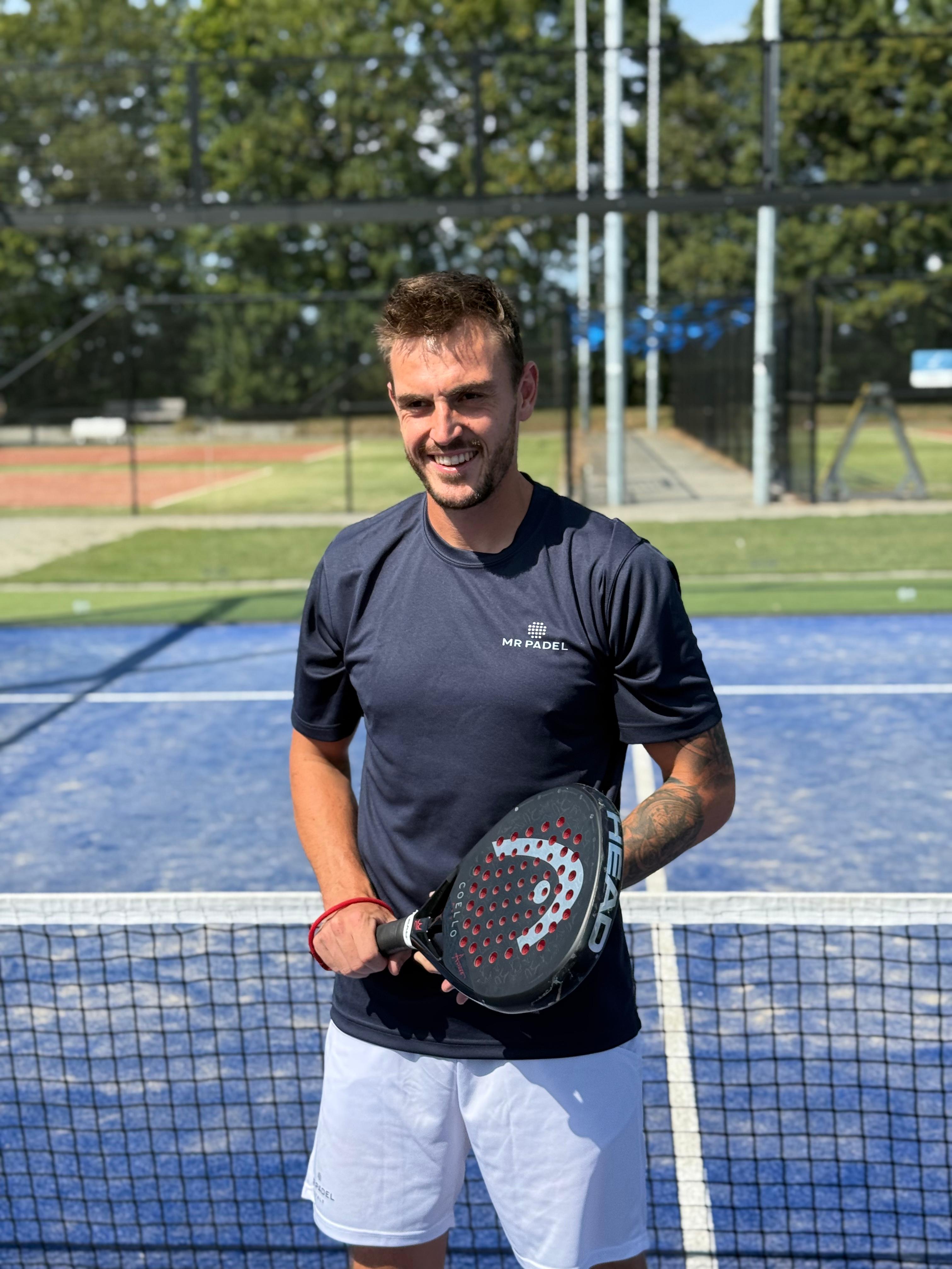 Mr padel parma padel shirt dark blue