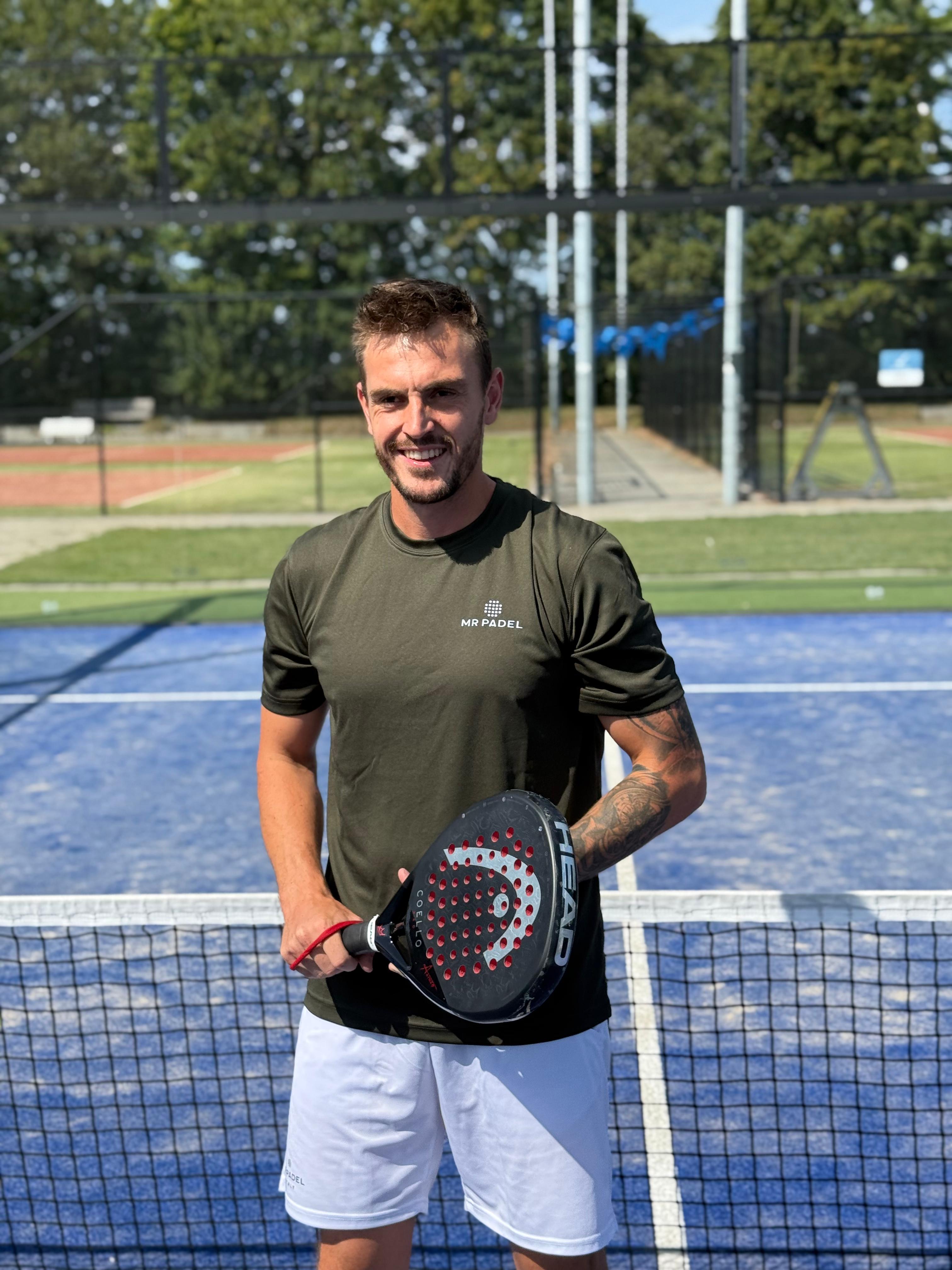 Mr padel parma padel shirt army green