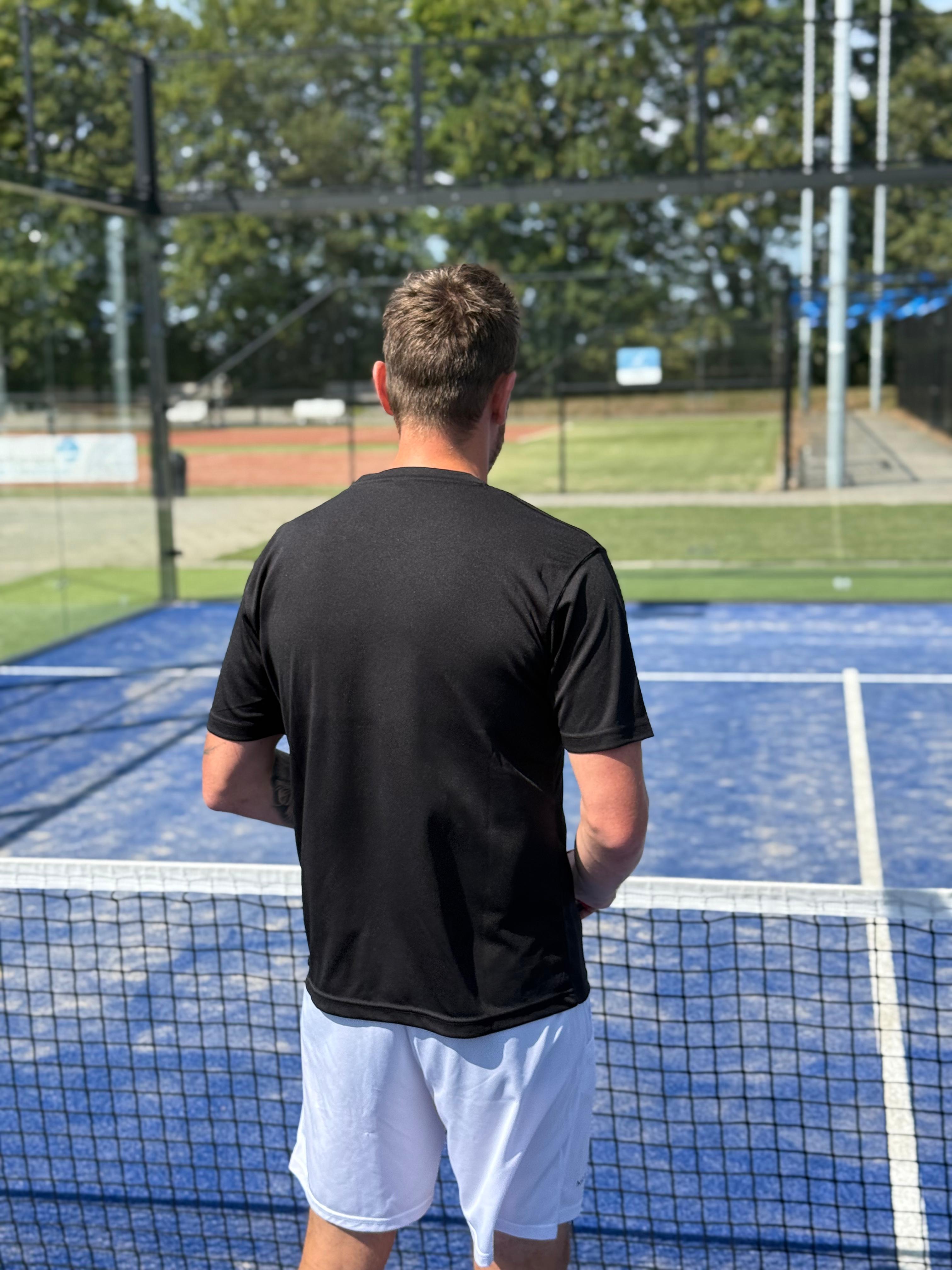 Mr padel parma padel shirt black