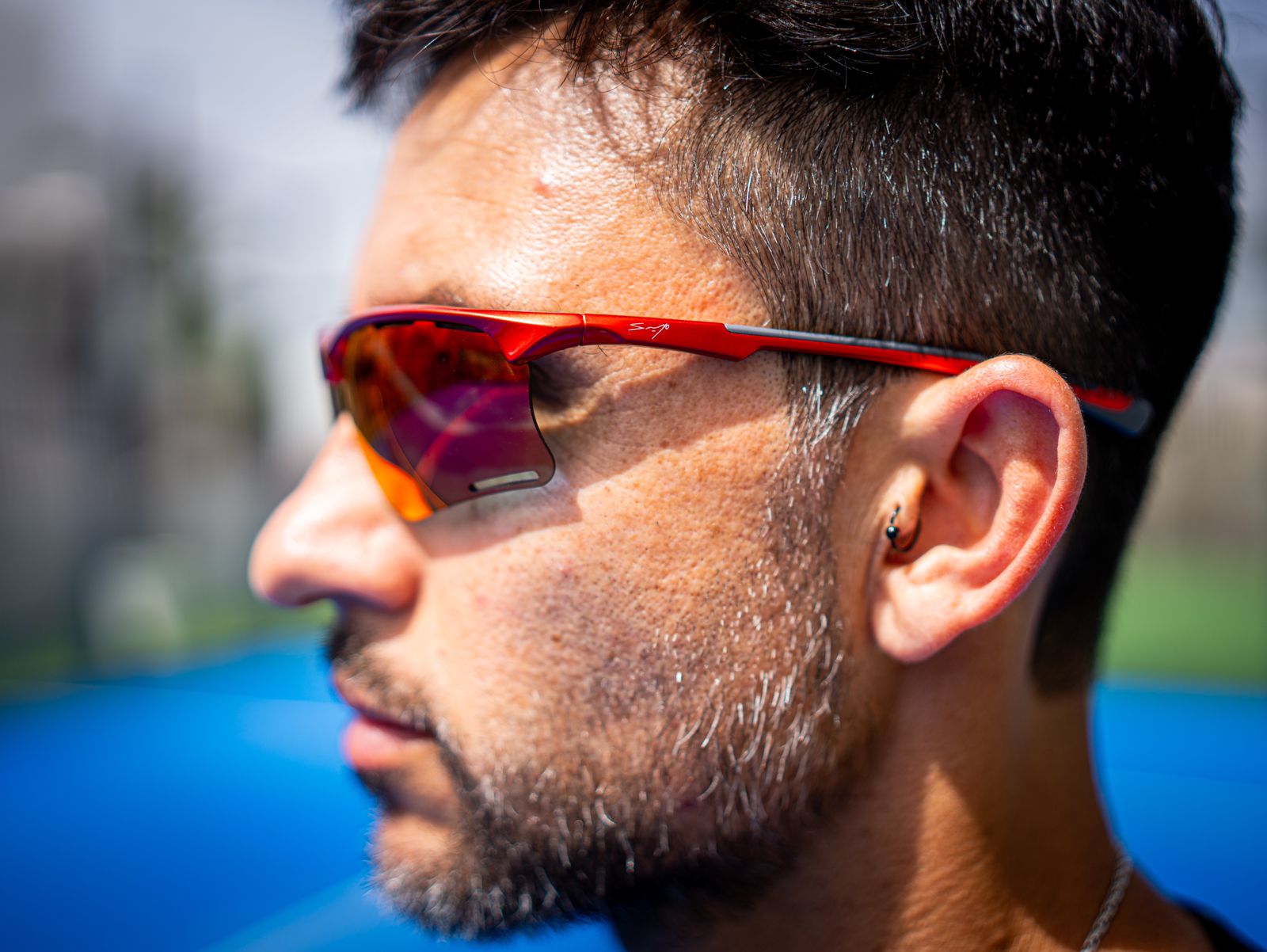 Addictive Ondara C8 Sanyo Gutierrez Padel Sunglasses Red