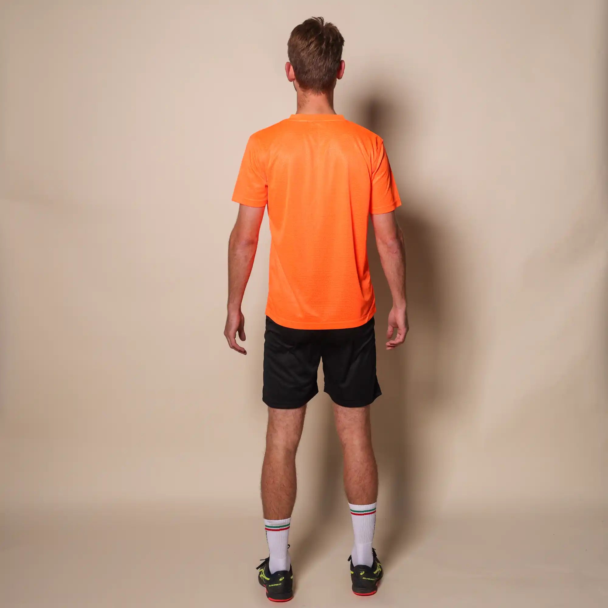 Mr padel padelshirt regular fit neon orange
