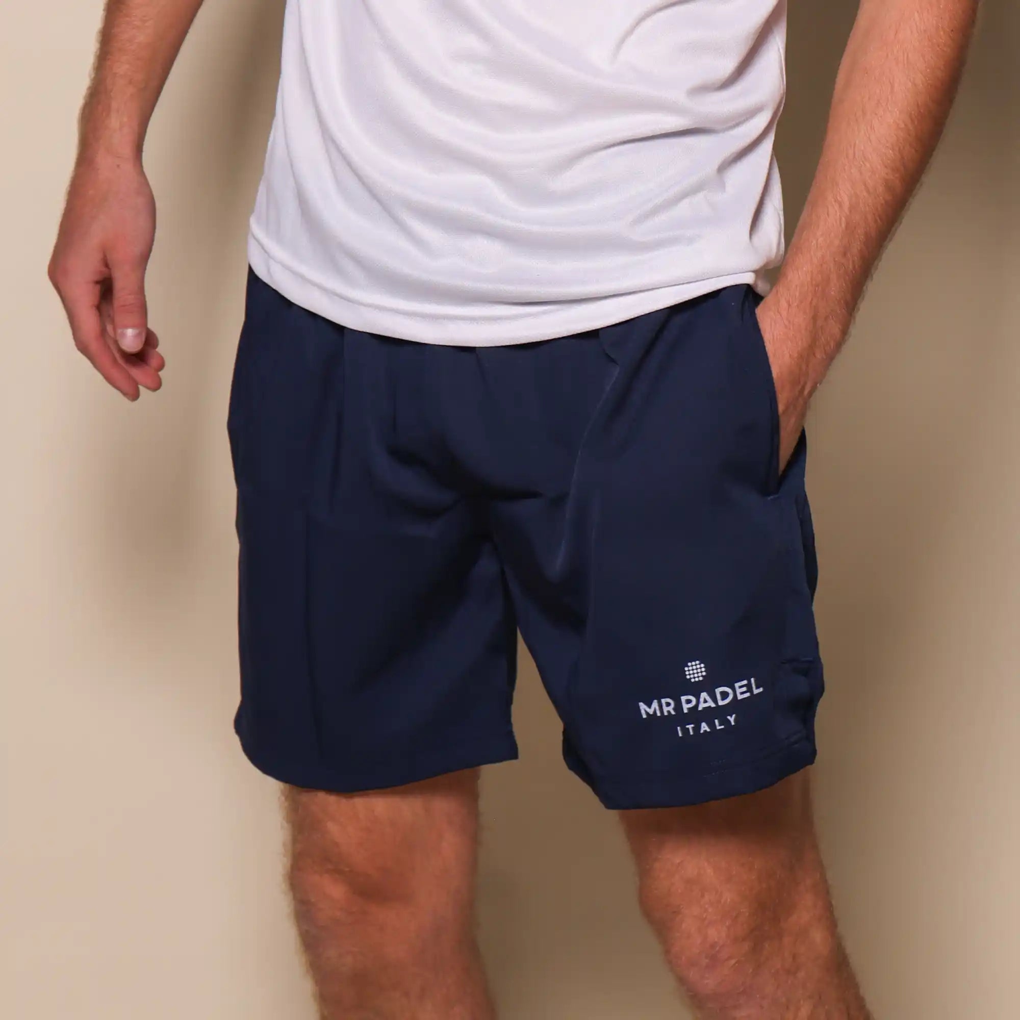 Mr padel competition padel short navy blue