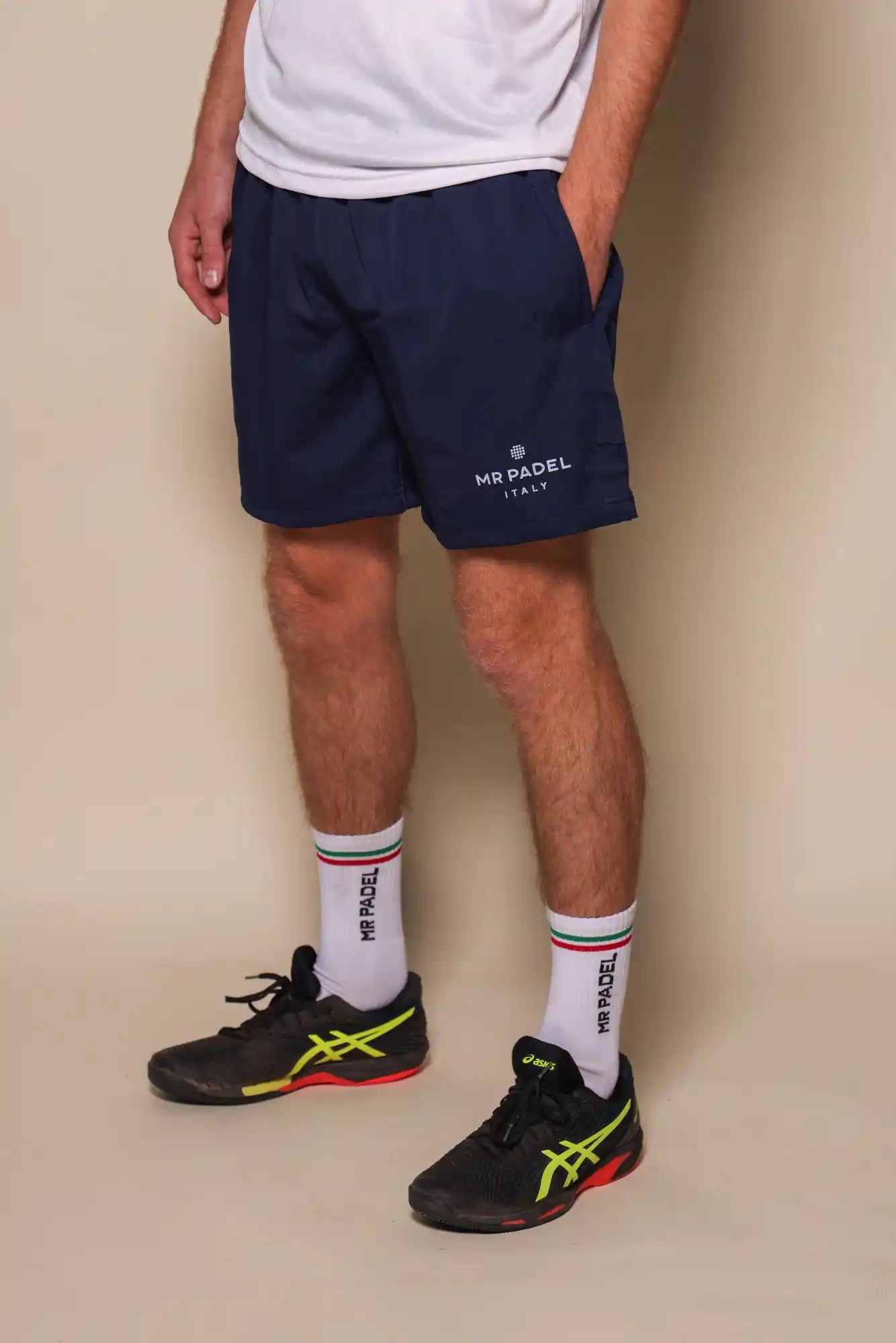 Mr padel competition padel short navy blue